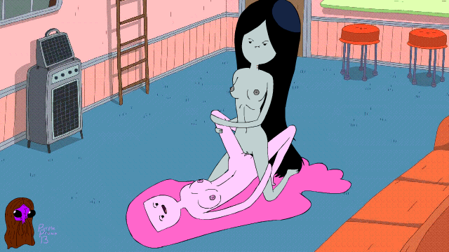 Adventure Time Princess Bump - Post 1197371: Adventure_Time animated Marceline Princess_Bubblegum  PurplePrawn