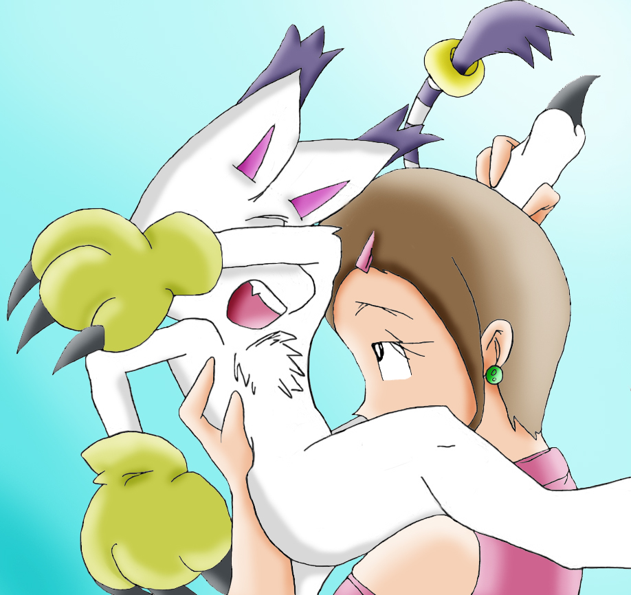 Digimon Digimon_Adventure_02 Gatomon Kari_Kamiya MewtwoX Rule_63