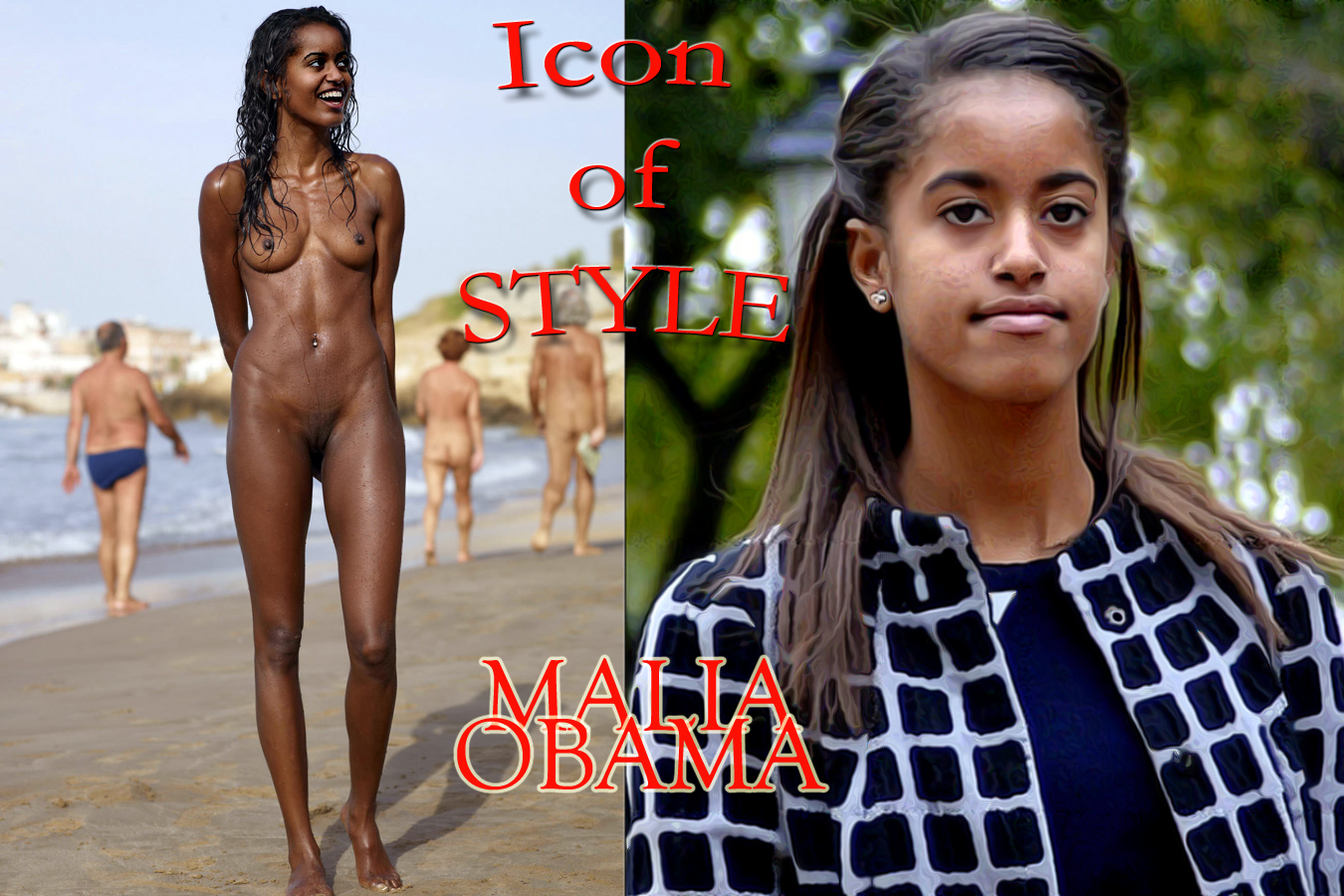 Malia And Sasha Porn - Post 2040006: fakes Joker_(artist) Malia_obama