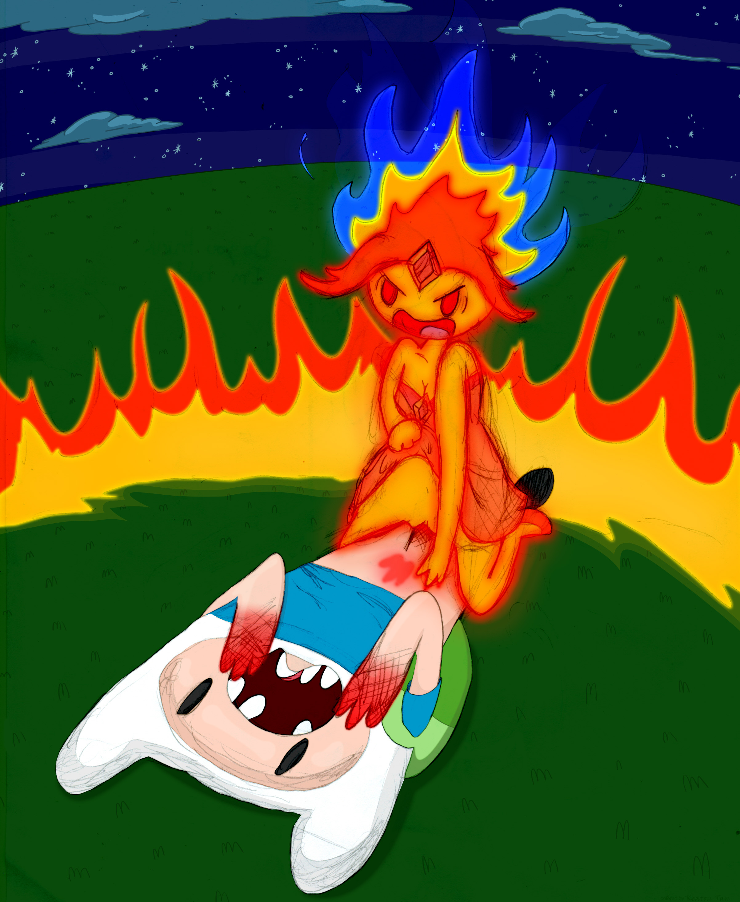 Adventure Time Princess Bubblegum And Flame Princess Porn - Post 1015751: Adventure_Time Finn_the_Human Flame_Princess