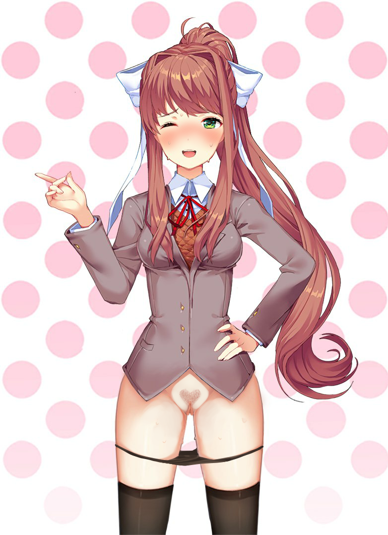 Post 2900331: Doki_Doki_Literature_Club edit Monika