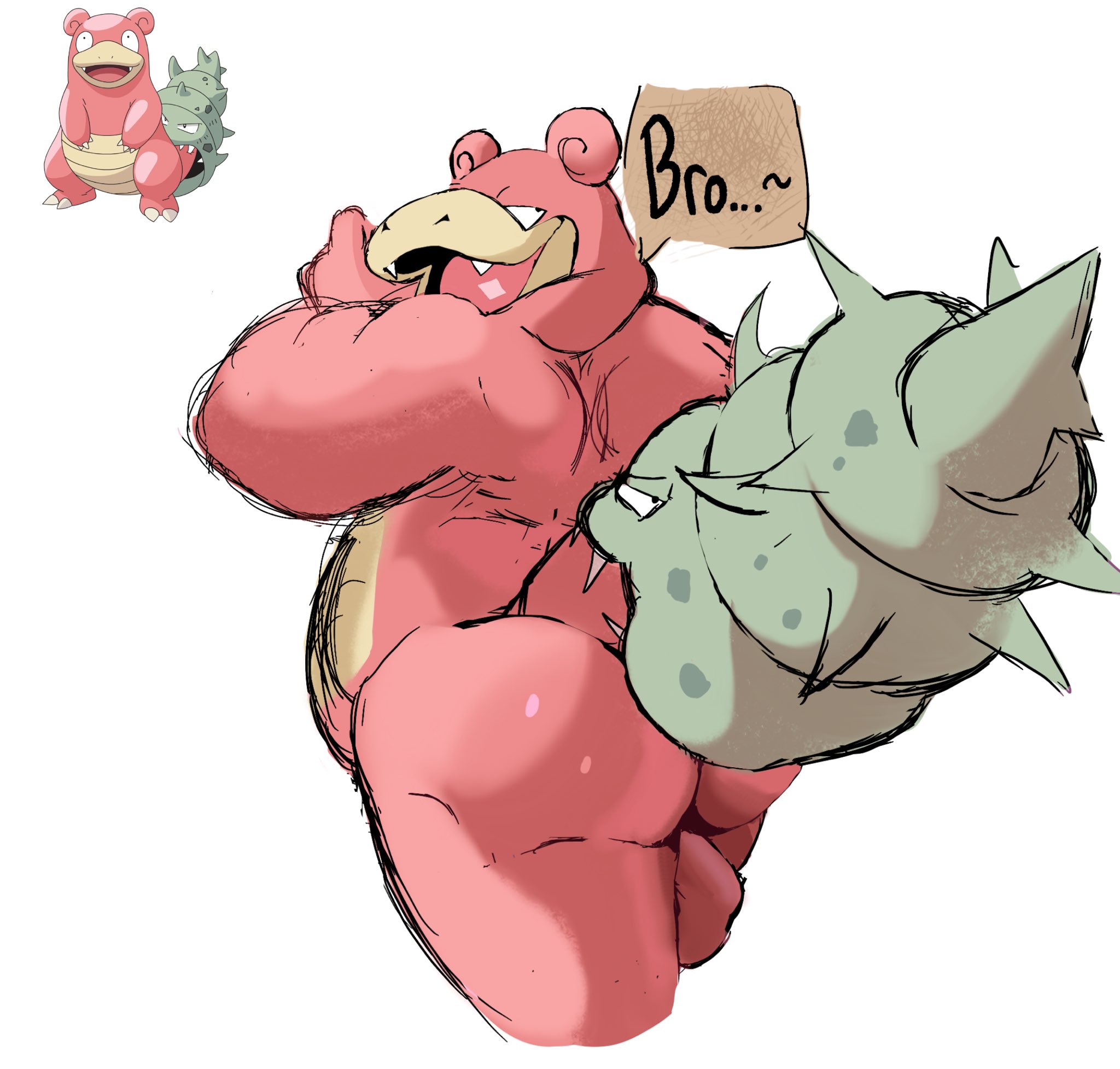 Porkyman Slowbro debudraws