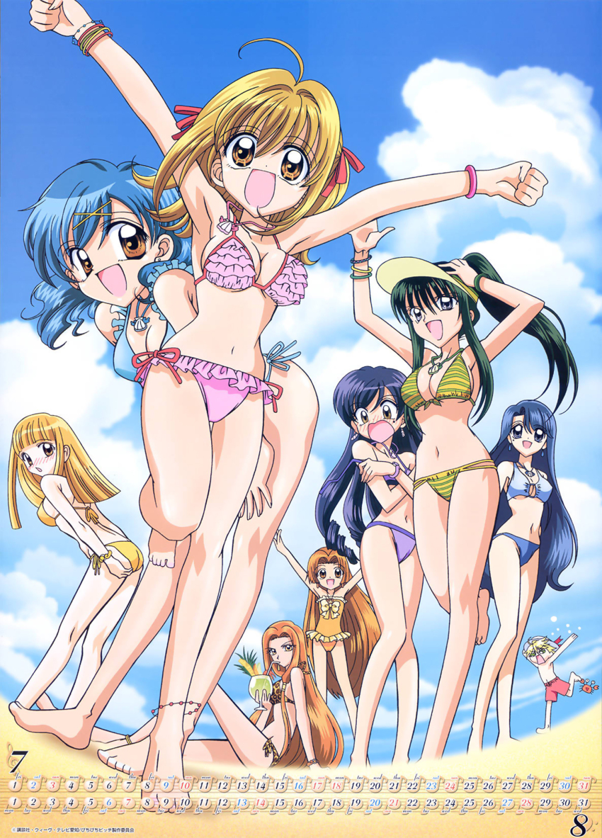 Coco Hanon_Hosho Karen Lucia_Nanami Mermaid_Melody_Pichi_Pichi_Pitch Noel Rina_Toin Sara Seira