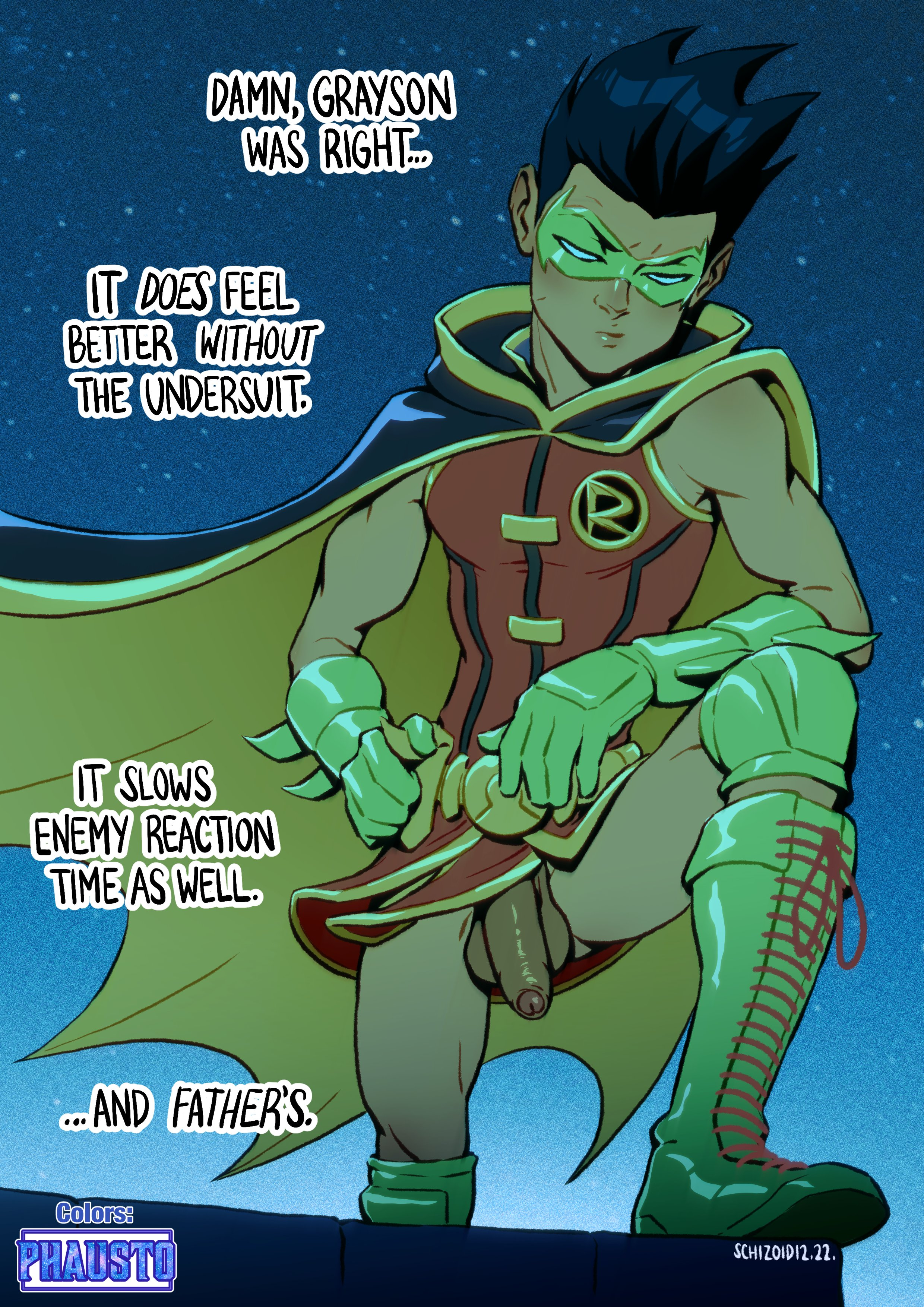 Batman_(series) DC Damian_Wayne Phausto Robin Supersons schizoid