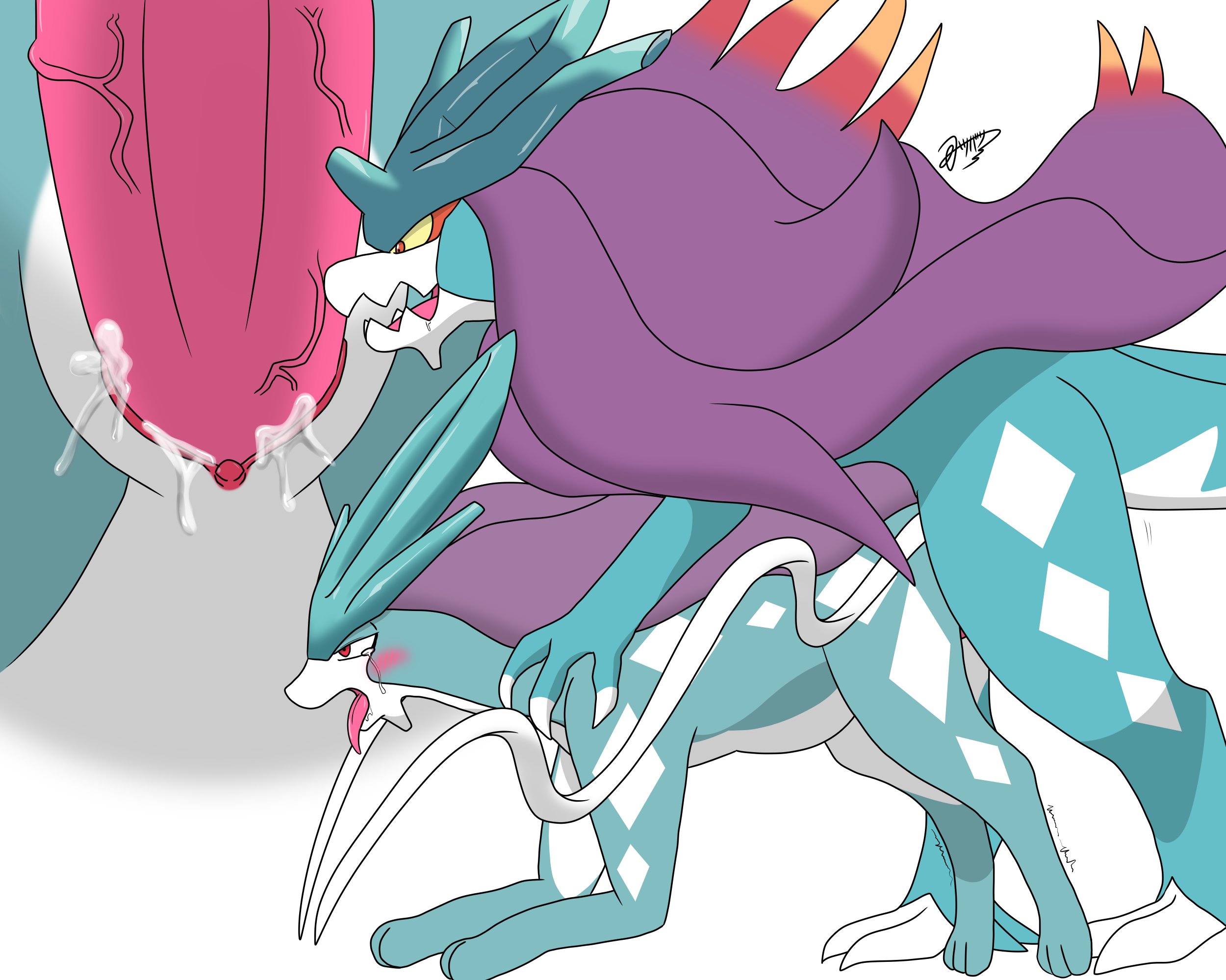 Porkyman Suicune Walking_Wake