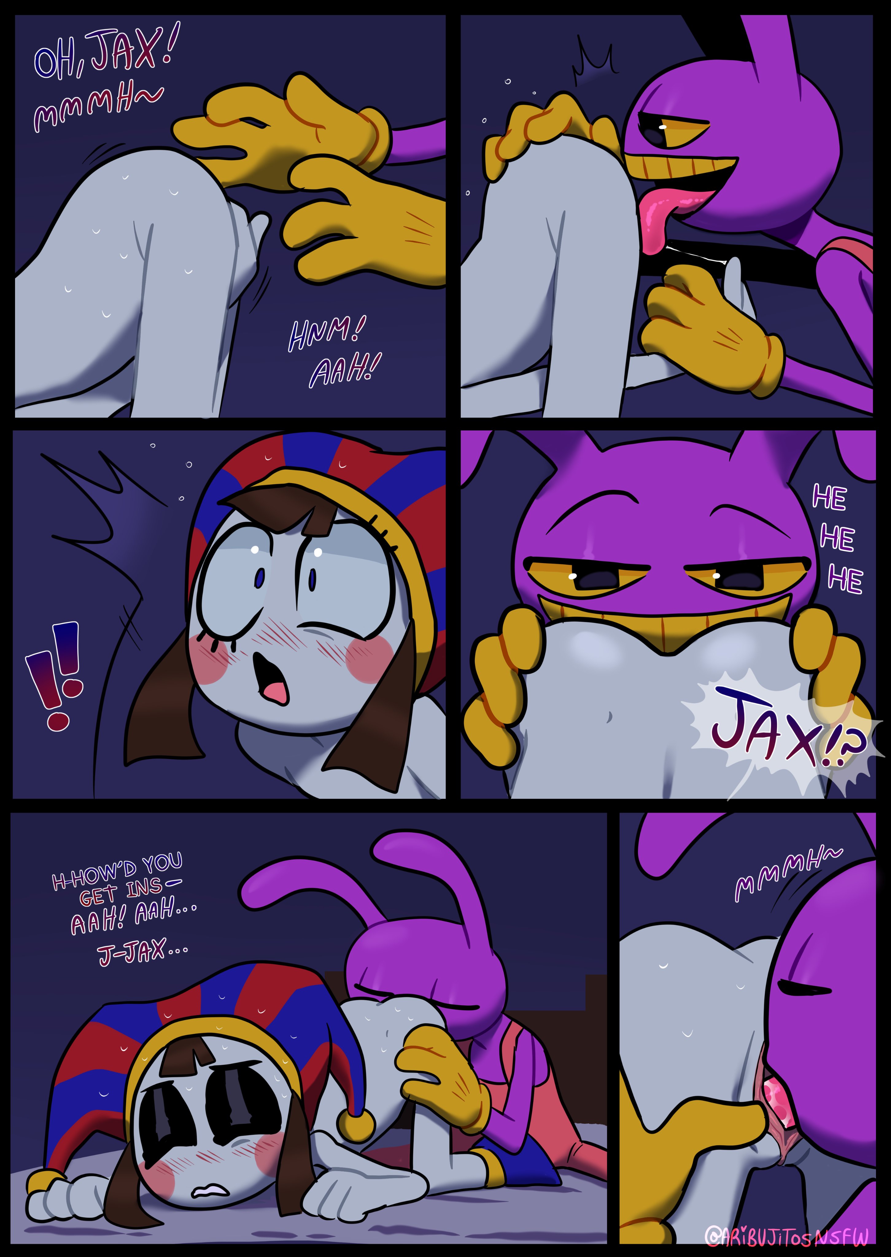 Jax x pomni comic