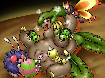 Mothim Porkyman Spinarak Tropius Venonat Weedle