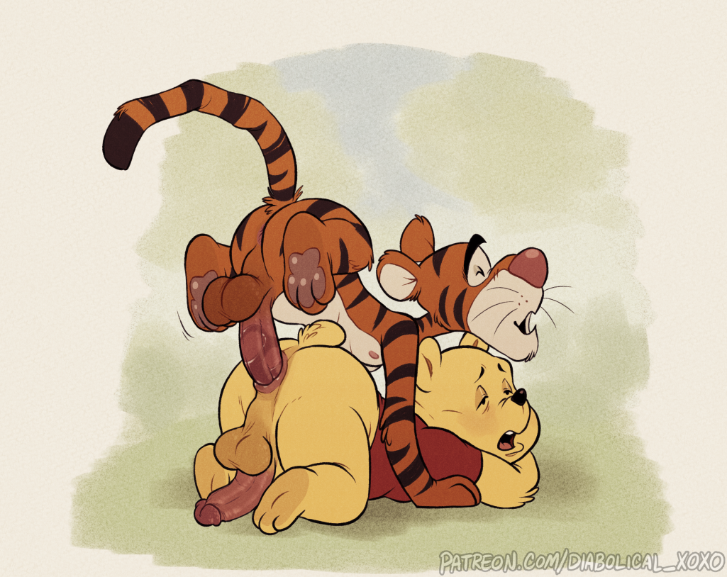 Pooh Tigger Winnie_the_Pooh diabolical_XOXO