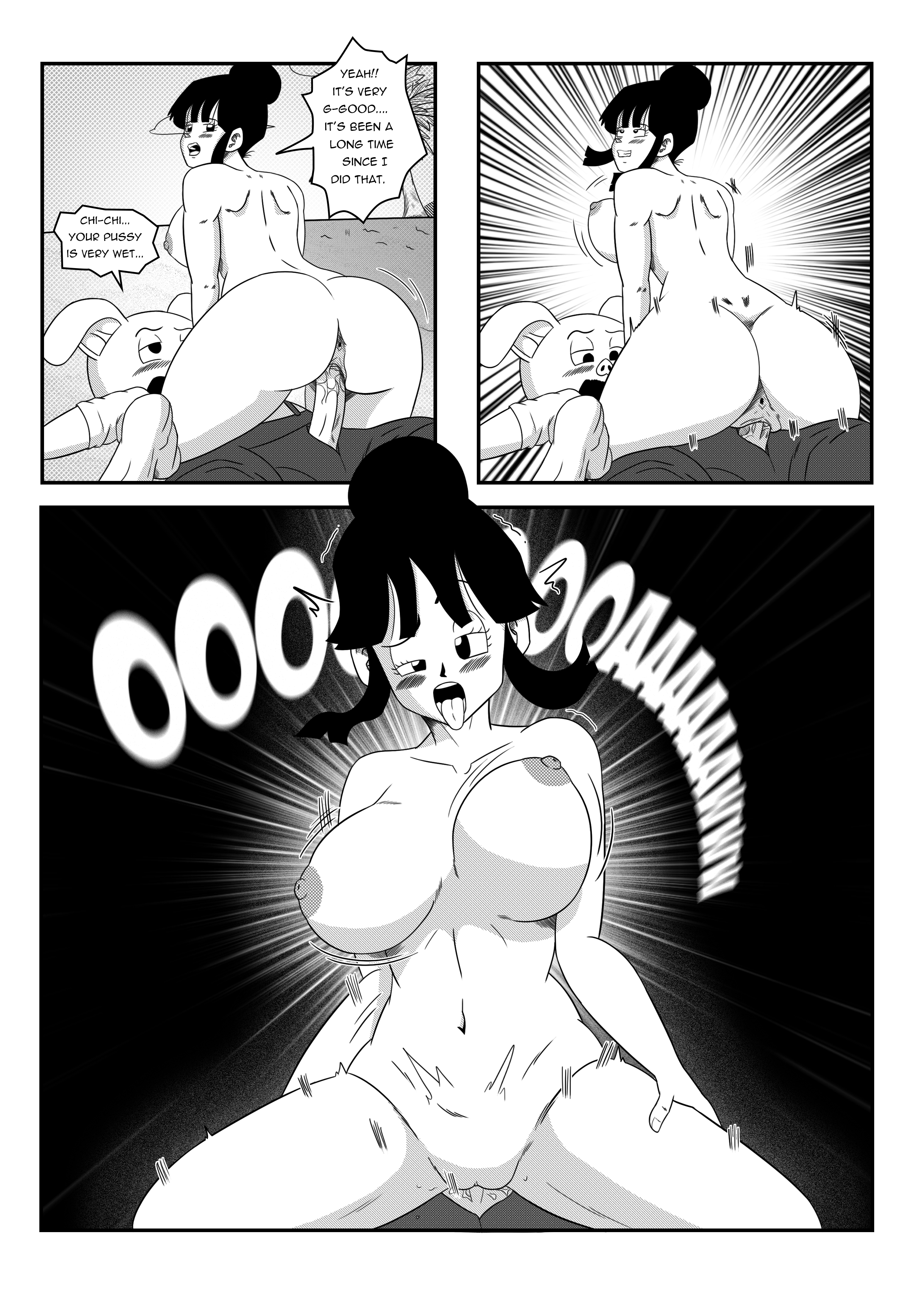 Chi-Chi Dragon_Ball_(series) Oolong comic kartzdrawing