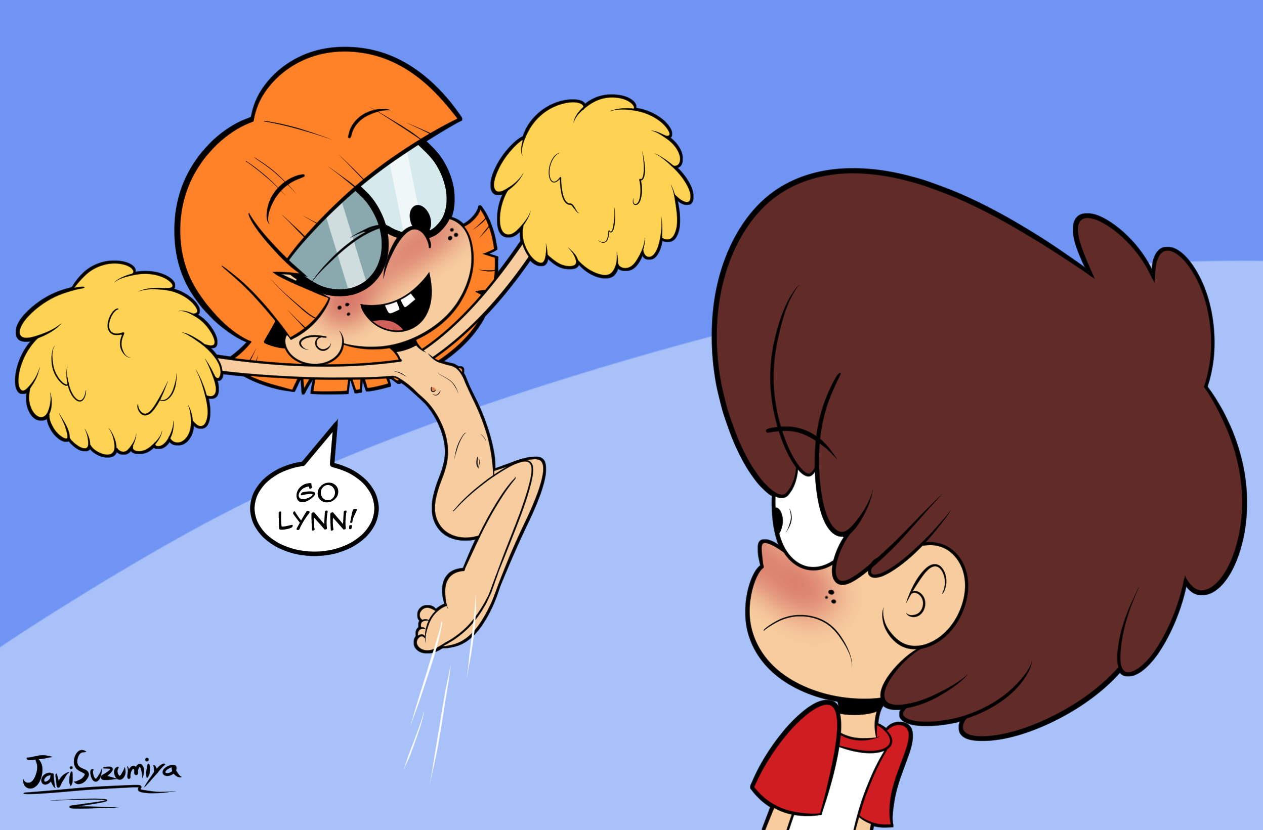 Boy_Lynn_Loud JaviSuzumiya Lynn_Loud Maddie Rule_63 The_Loud_House