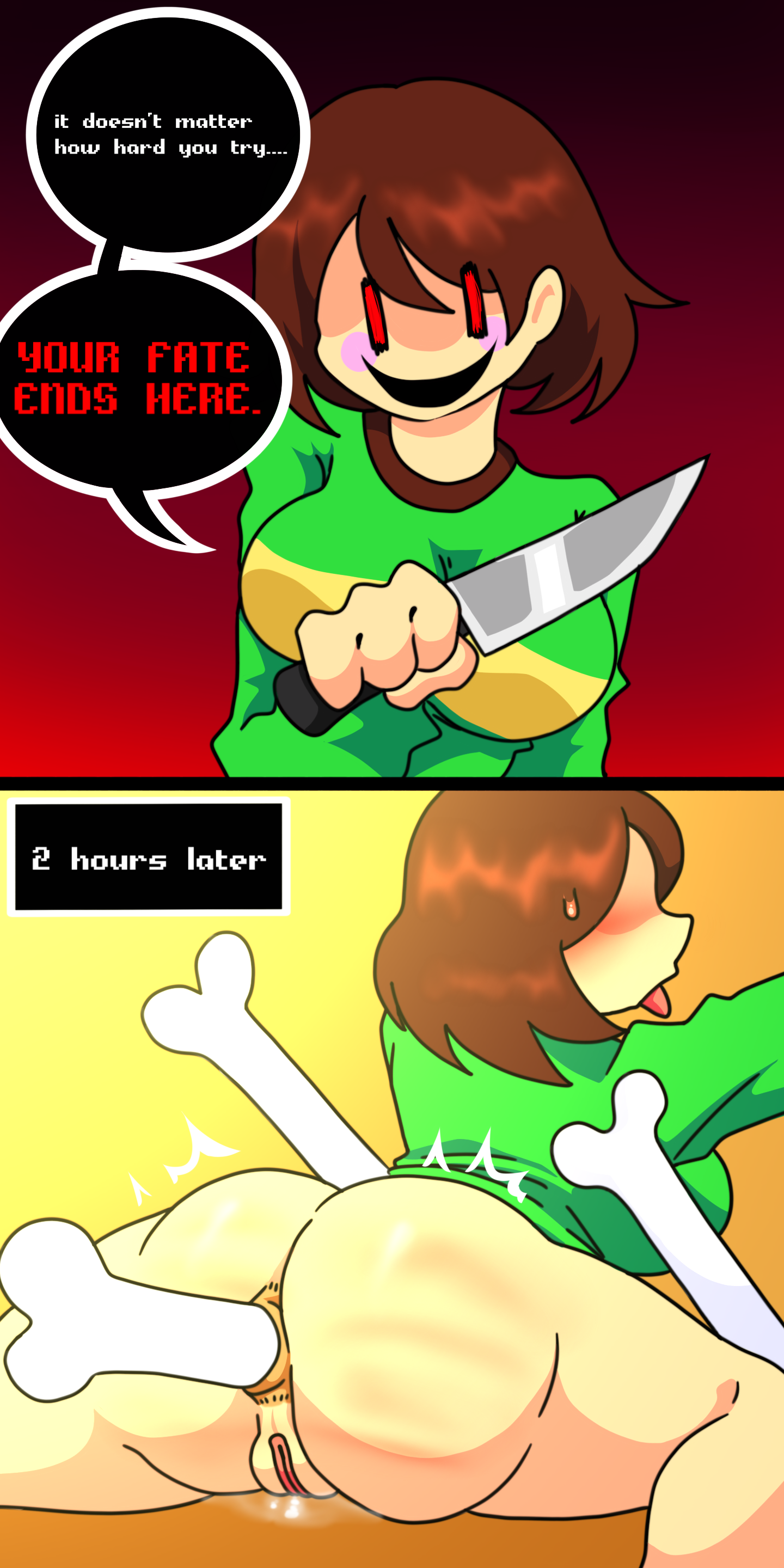 Post 4623689: Chara Undertale voideyedpanda