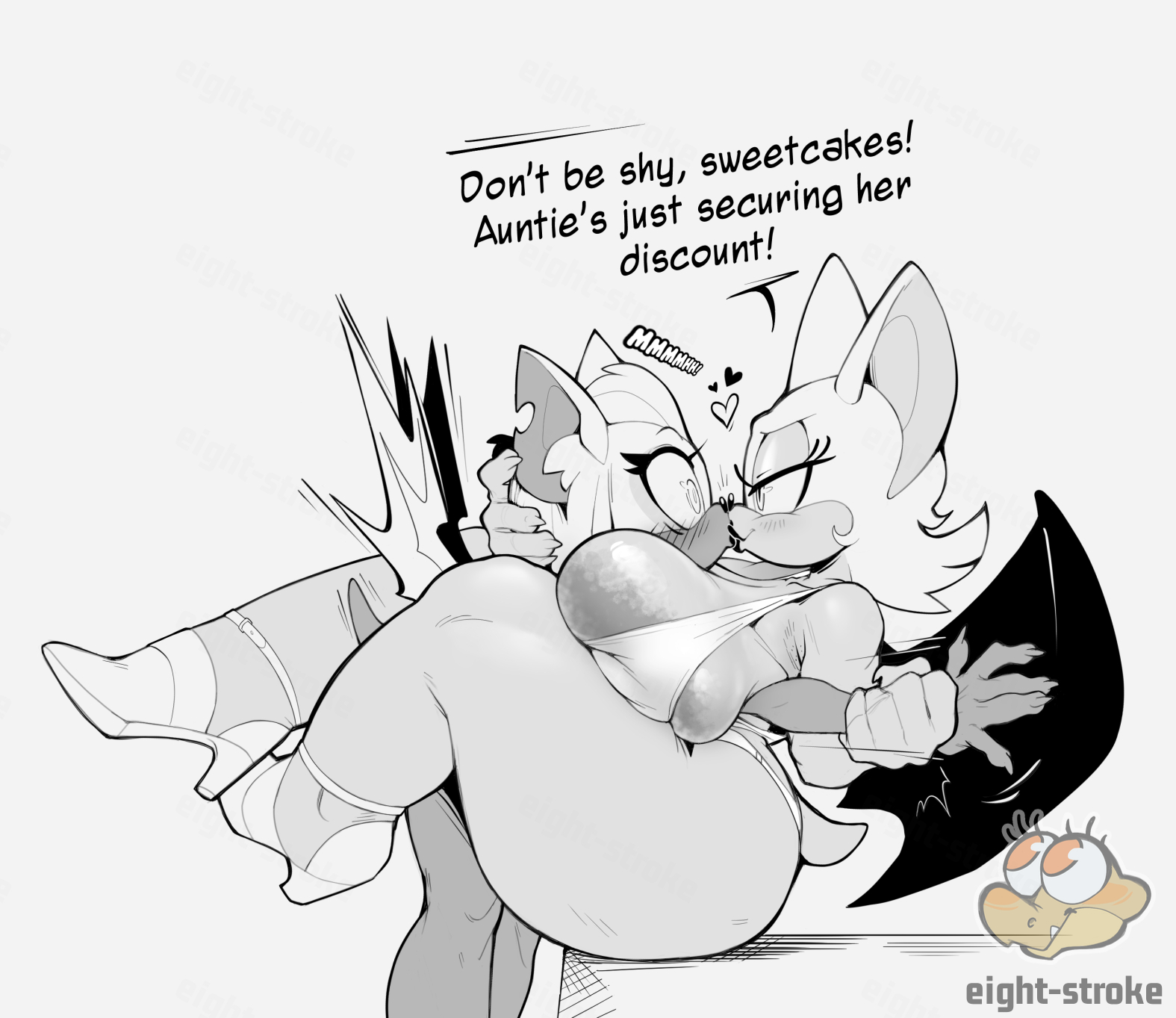 Rouge_the_Bat Sonic_the_Hedgehog_(series) eight_strokes