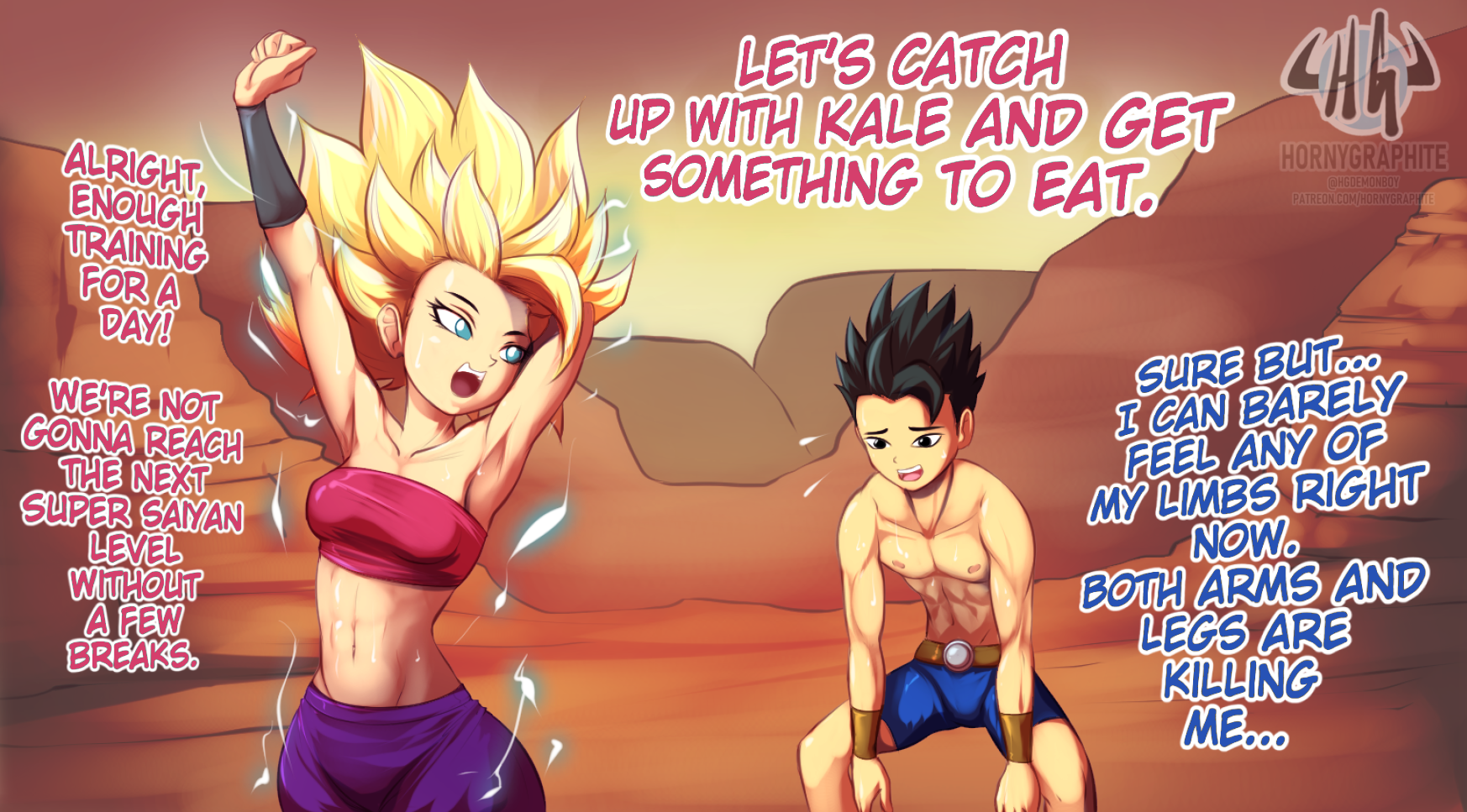 Post 6041328 Cabba Caulifla Comic Dragonballseries Hornygraphite 1582