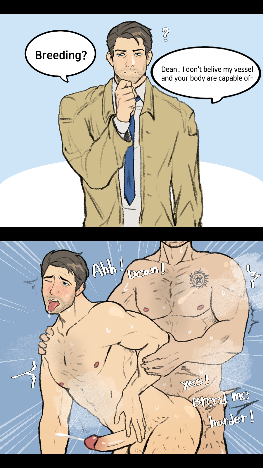 Post 4610983: Castiel Dean_Winchester Supernatural yumilbo