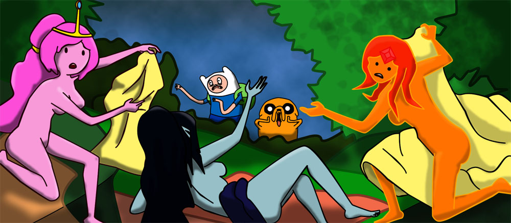 1000px x 437px - Post 1094550: Adventure_Time art Finn_the_Human Flame_Princess Jake_the_Dog  Marceline Princess_Bubblegum richardnixon1968