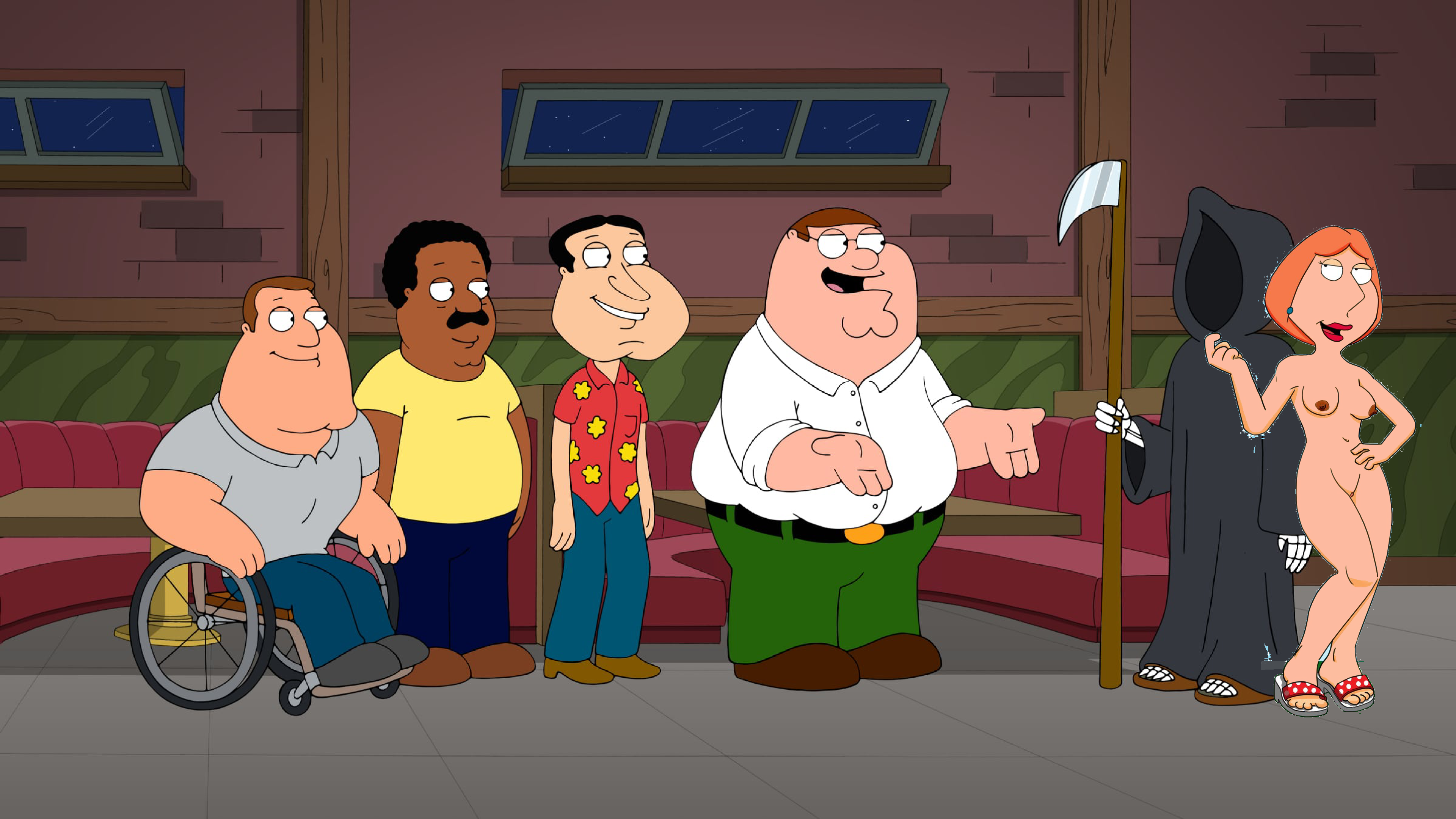 Peter griffin death pose png