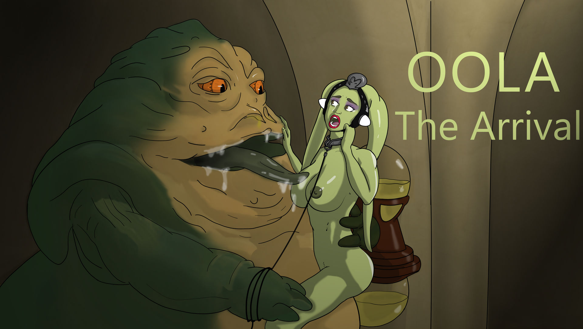 Hutt Jabba_the_Hutt Oola Return_of_the_Jedi Star_Wars Twi'lek demogoron