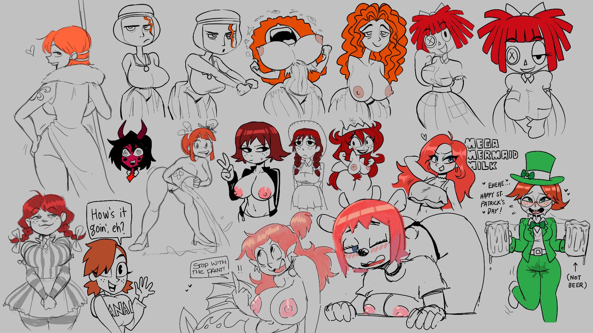 Betilla Brave Chelsea_Van_Der_Zee Helluva_Boss Kim_Pine Lammy_Lamb MDDNAZ One_Piece Ragatha Rayman_(series) Rayman_Origins Ruby_Gillman,_Teenage_Kraken Scott_Pilgrim SiNNNi97 TheHoeArtist The_Amazing_Digital_Circus Um_Jammer_Lammy Wendy Wendy's crossover lech_lewds mascots tagme