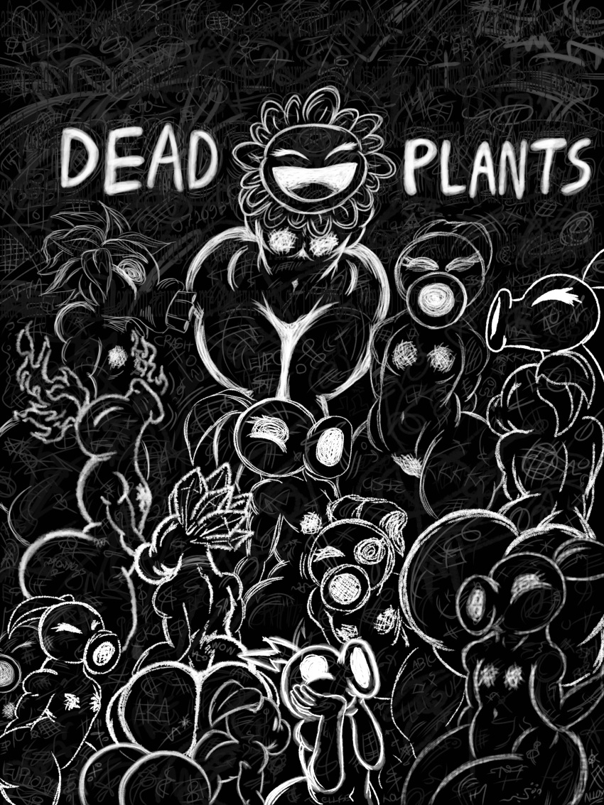 Peashooter Plants_vs._Zombies Raspberryguy Repeater Snow_Pea Sunflower deadplants electric_pea fire_pea gatling_pea