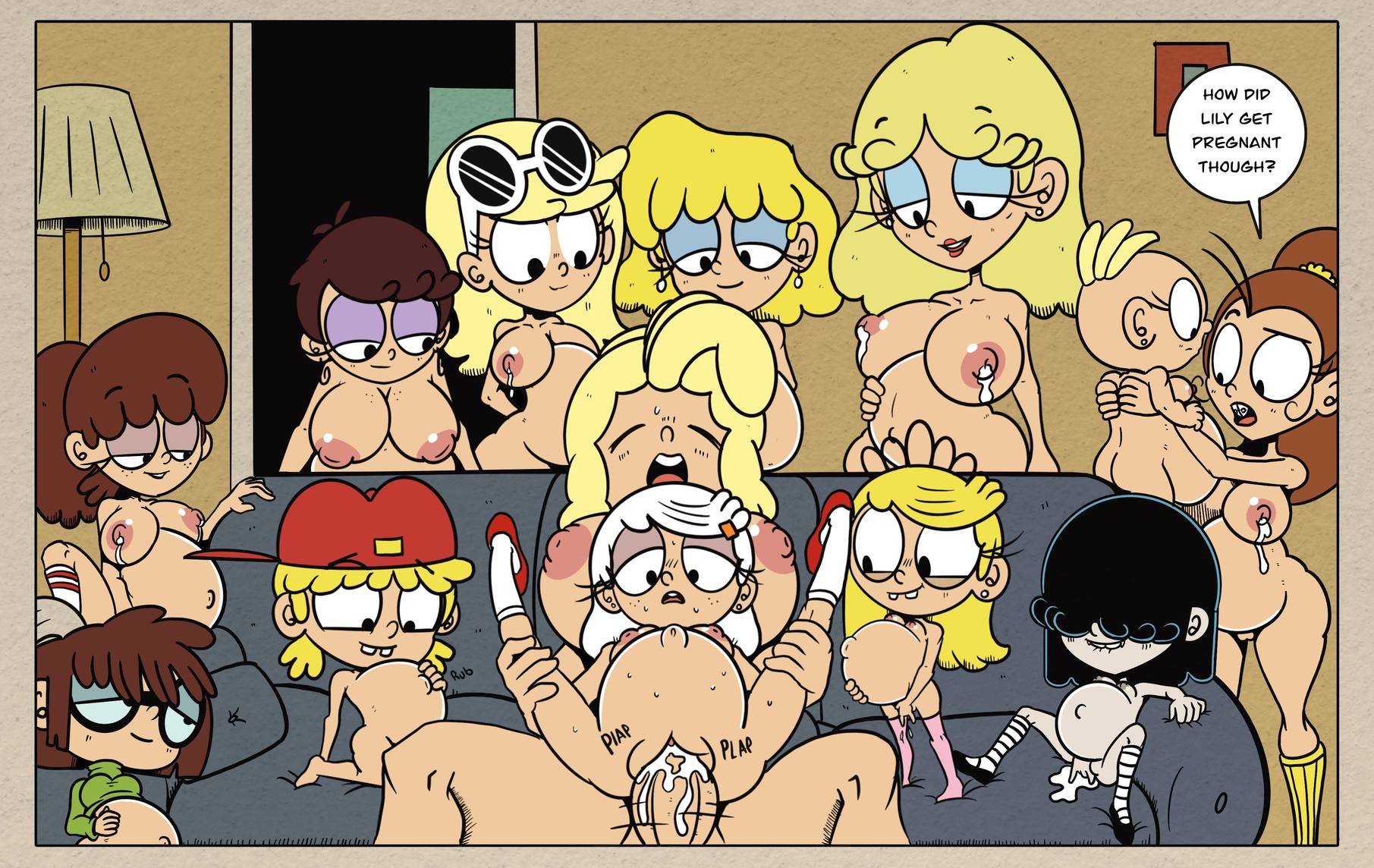 The loud house babysitter porn comics