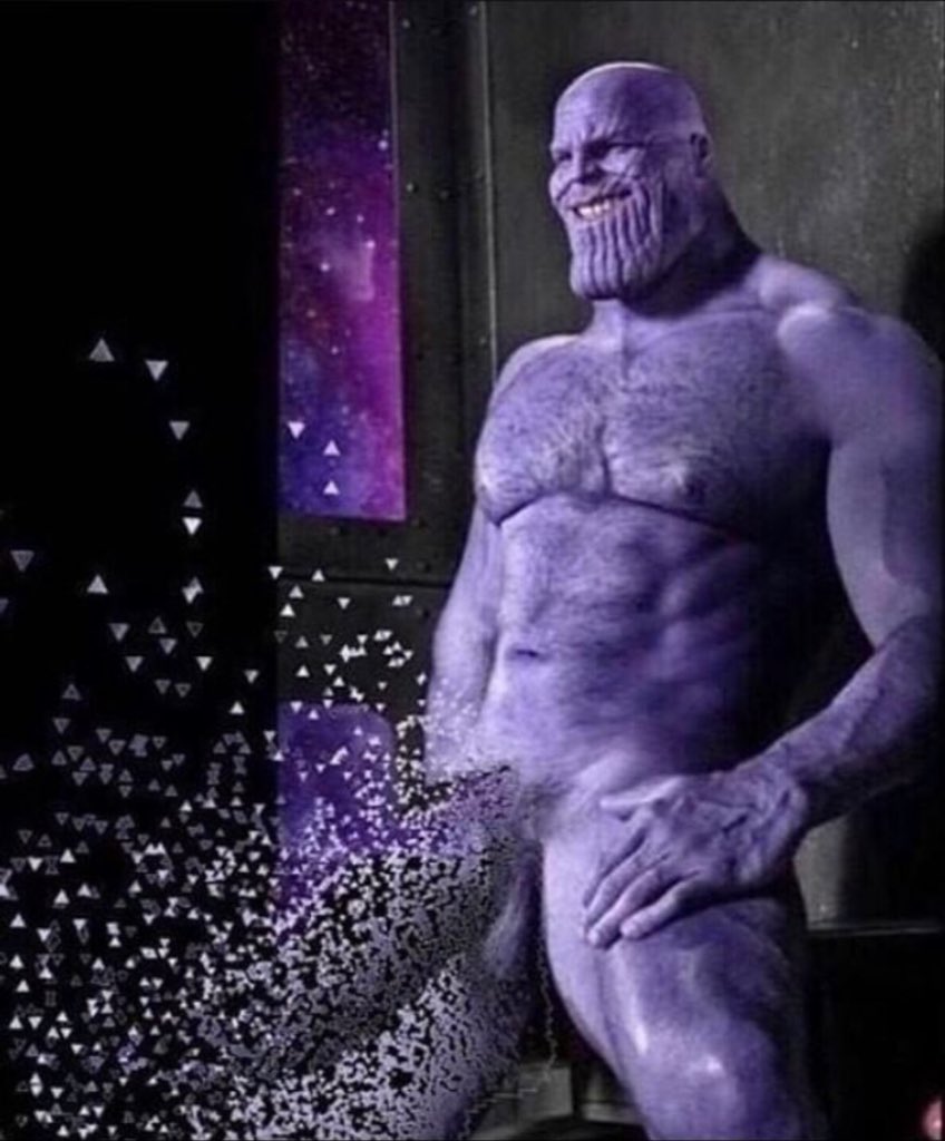 Thanos cock meme