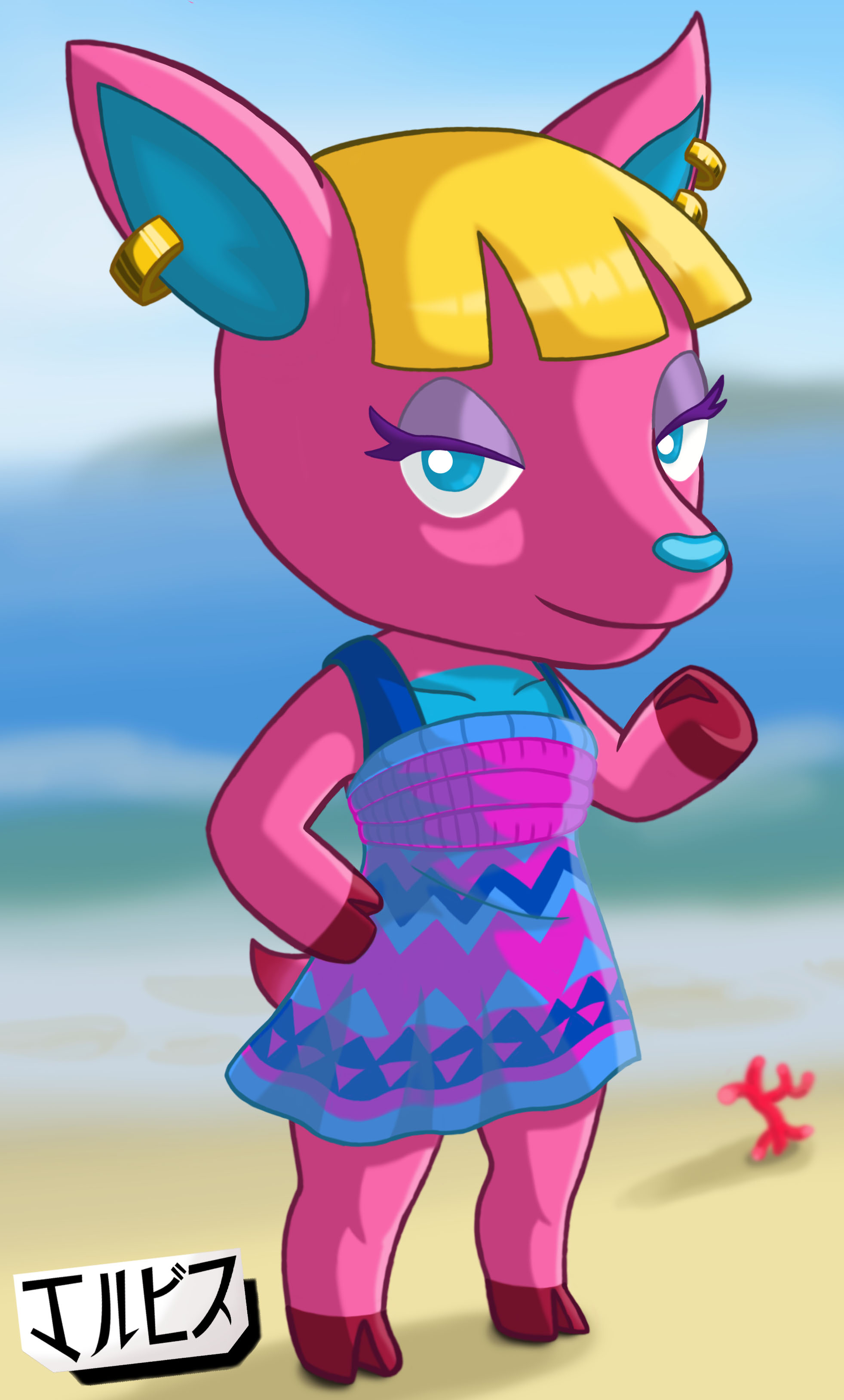 Animal_Crossing Fuchsia Jackintaro