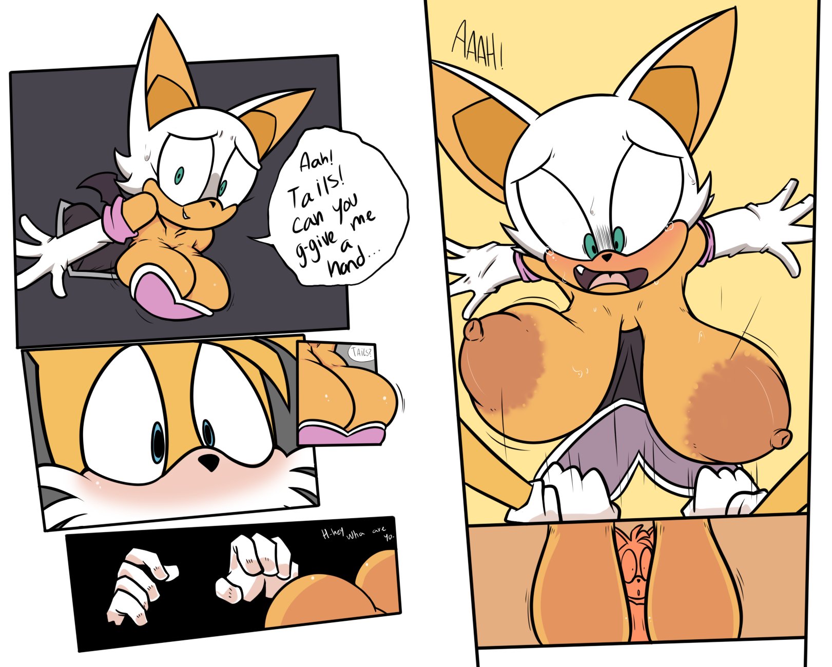 Rouge_the_Bat Sonic_the_Hedgehog_(series) Tails jackhorribleh