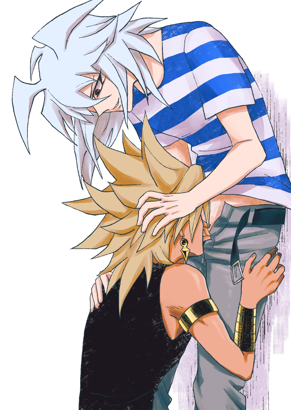 Xxx Bakura - Post 2606369: Yami_Bakura Yami_Marik Yu-Gi-Oh!