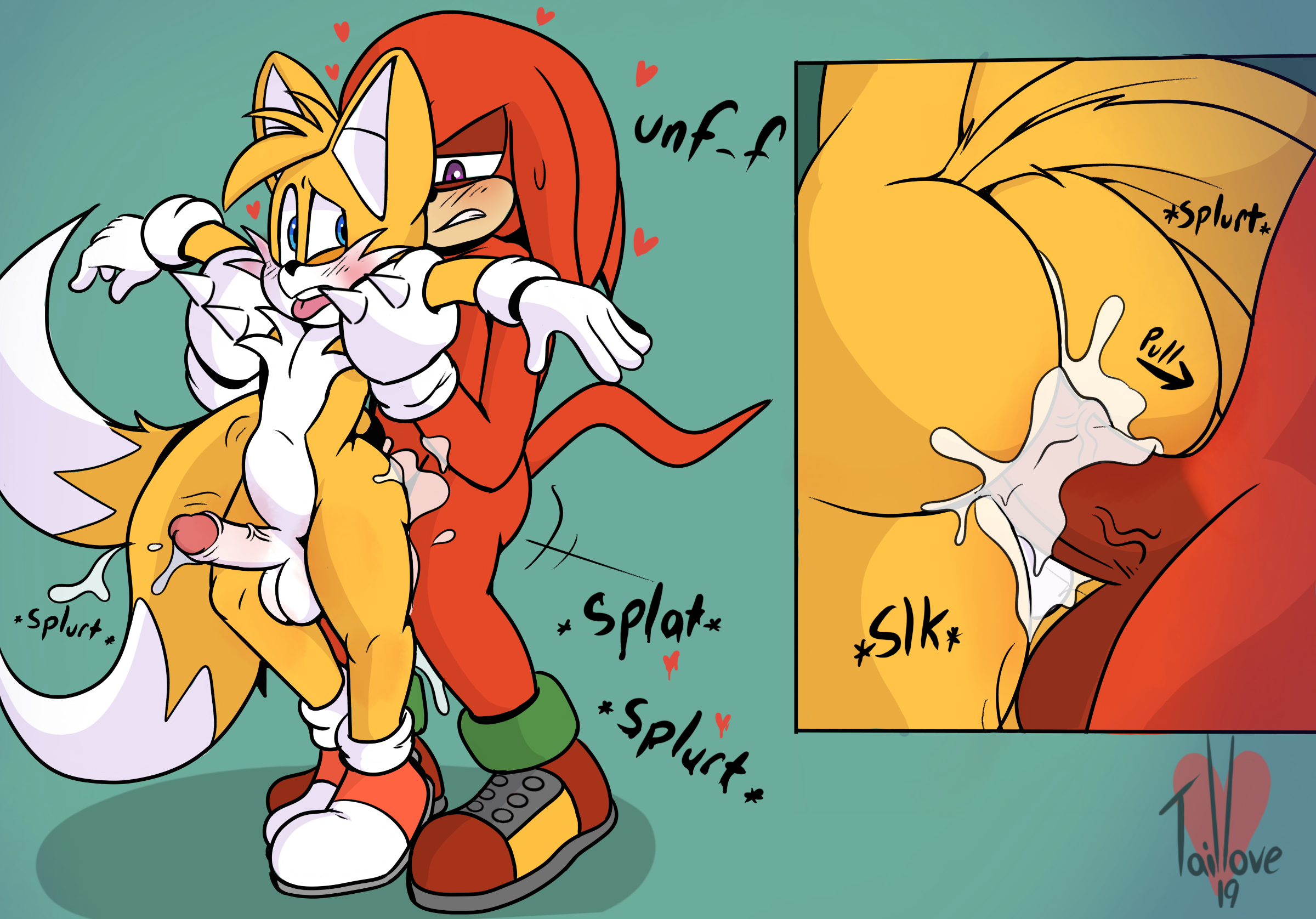 Knuckles x tails