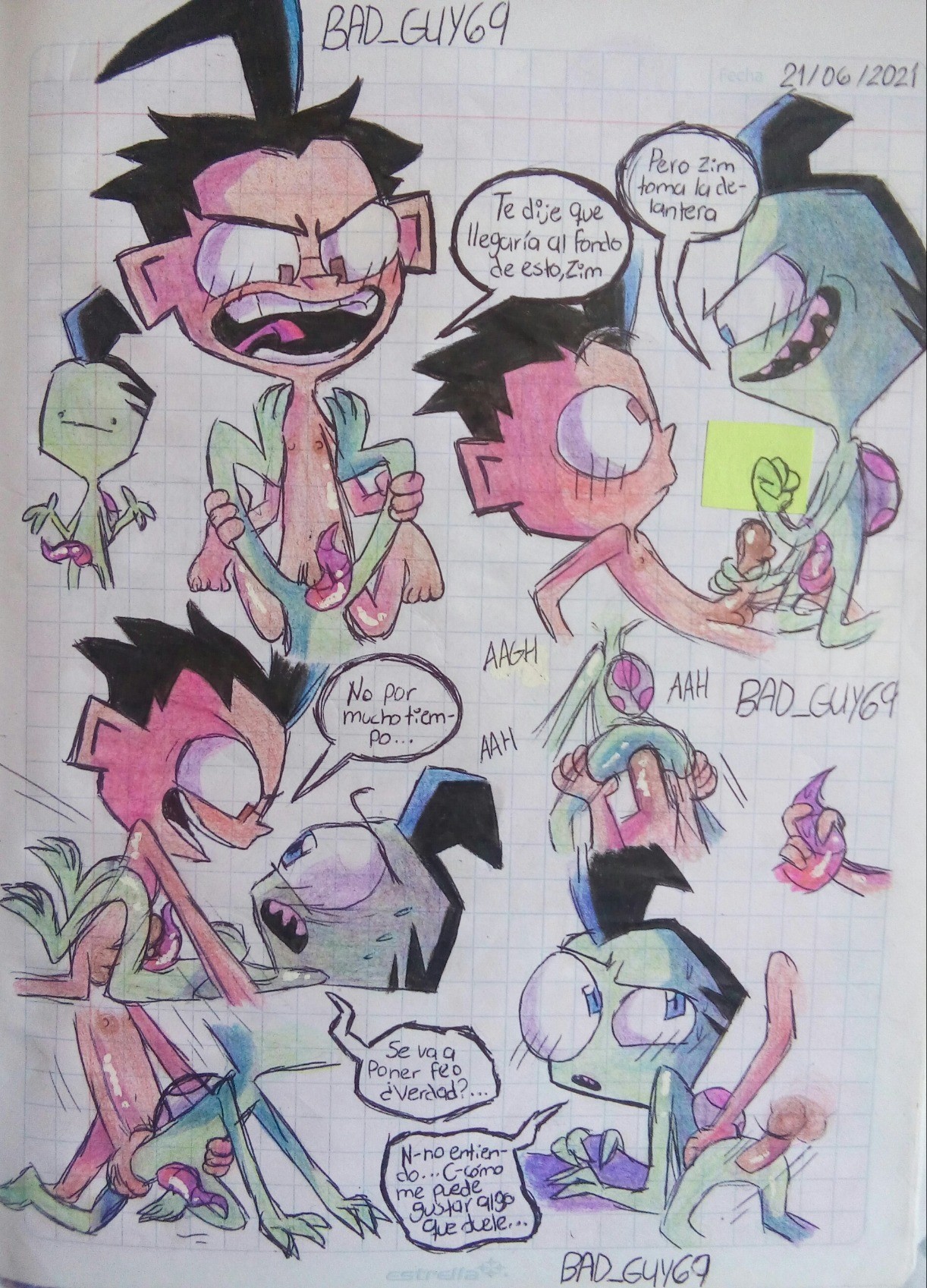 Post 4936531 Badguy69 Dibmembrane Invaderzim Irken Zim 