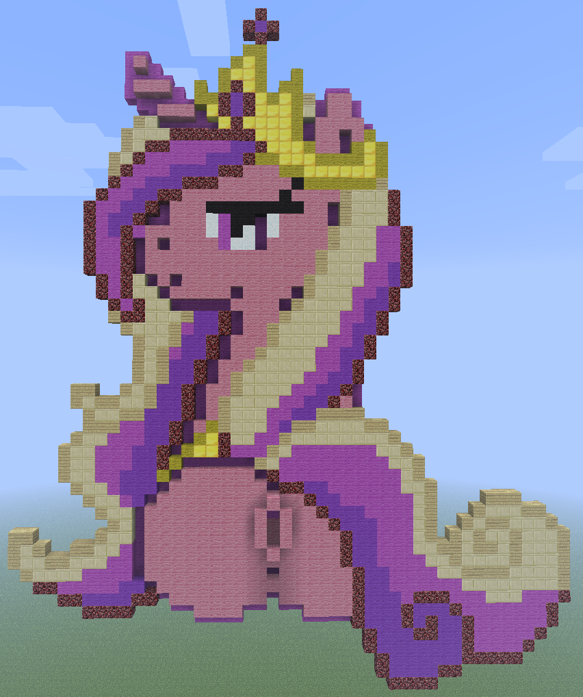 Post 1078267: bubsAKAvermin crossover Friendship_is_Magic iloveclew  Minecraft My_Little_Pony Princess_Cadence