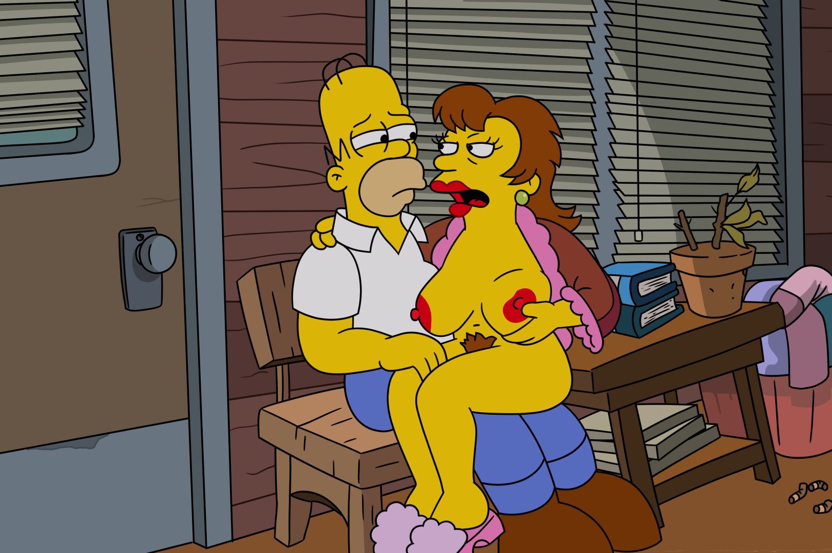 La mujeres de los simpson desnudas