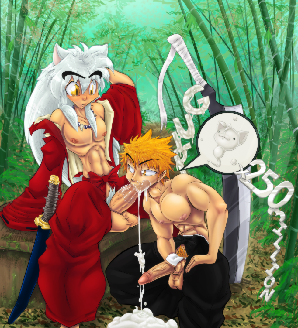 Post 1242430: Bleach crossover Ichigo_Kurosaki Inuyasha Inuyasha_(series)  Jubell trainer_(artist)