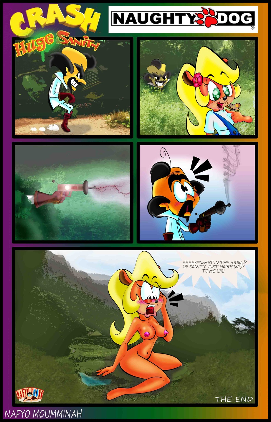 Post 611761: Coco_Bandicoot comic Crash_Bandicoot_(series) Nafyo-Toons  Neo_Cortex