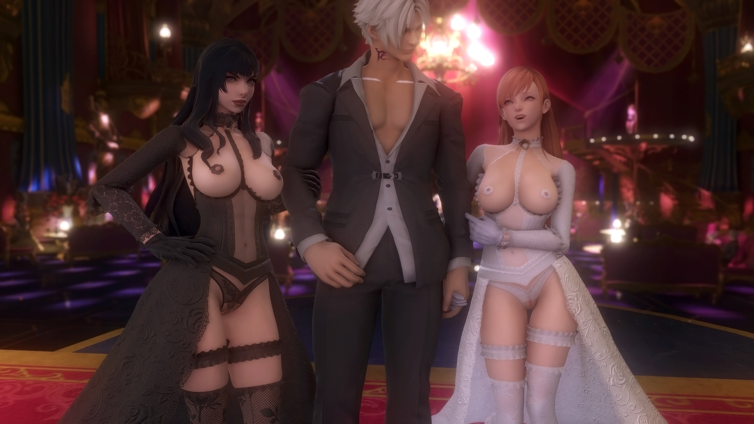 Post 5690767 Final Fantasy Series Final Fantasy Xiv Gaia Hyur Kyubisan Ryne Thancred Waters