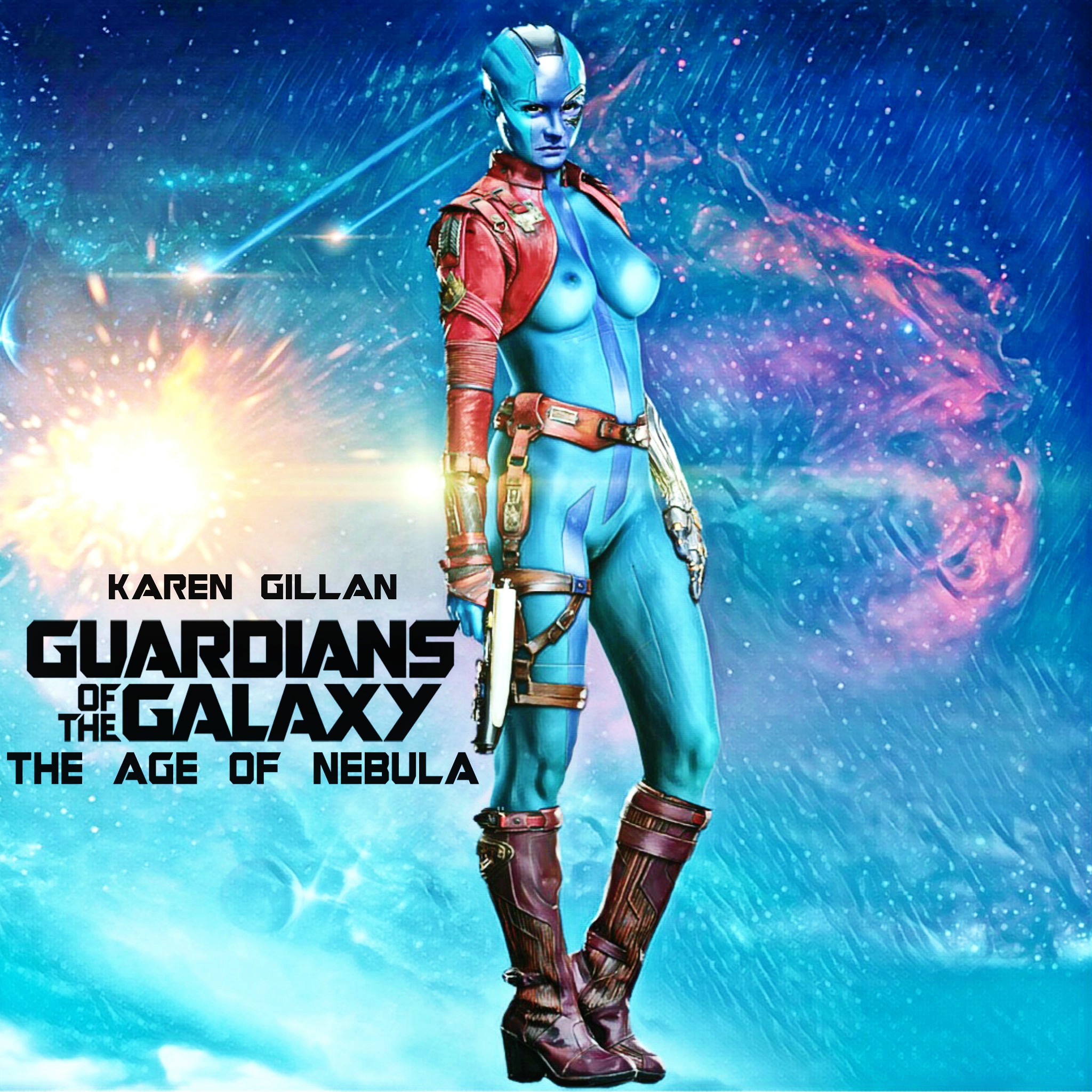 Post 3890240 Fakes Guardians Of The Galaxy Karen Gillan Marvel Marvel Cinematic Universe Nebula