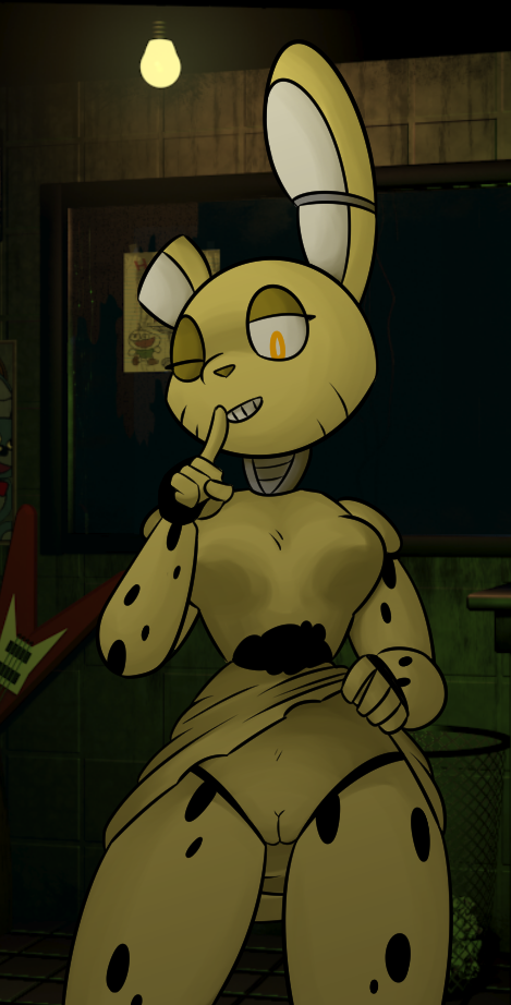 Five_Nights_at_Freddy's Rule_63 Springtrap msmizu