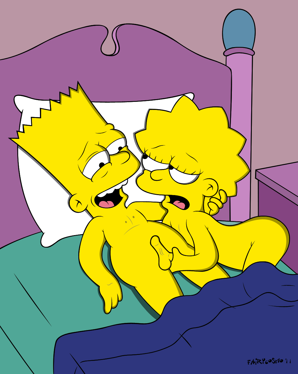 Post 616676: Bart_Simpson FairyCosmo Lisa_Simpson The_Simpsons