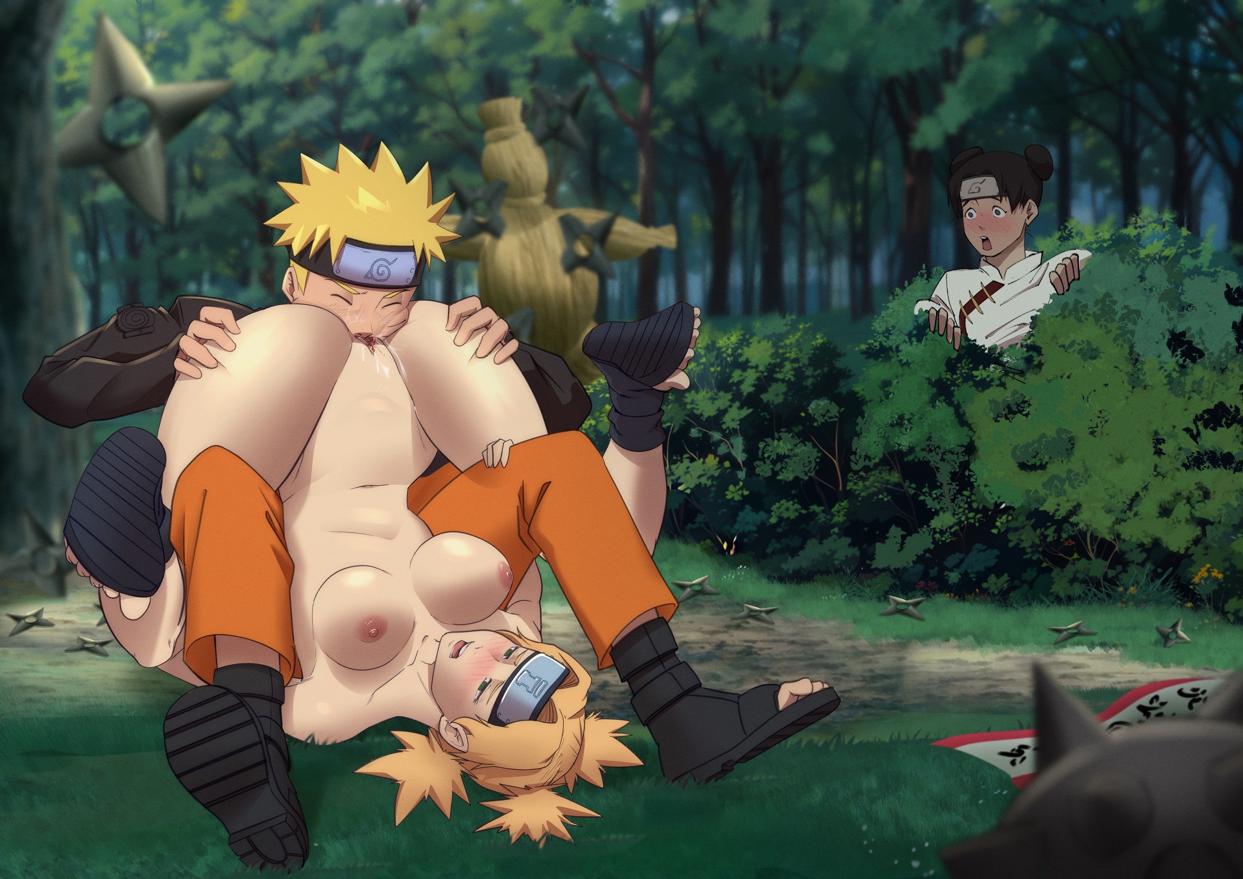 Naruto Naruto_Uzumaki Temari Tenten zanzagen