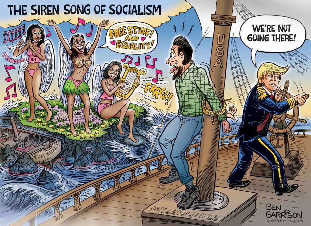 Post 3463647 Alexandria Ocasio Cortez Ben Garrison Donald Trump Kamala Harris Politics Tulsi