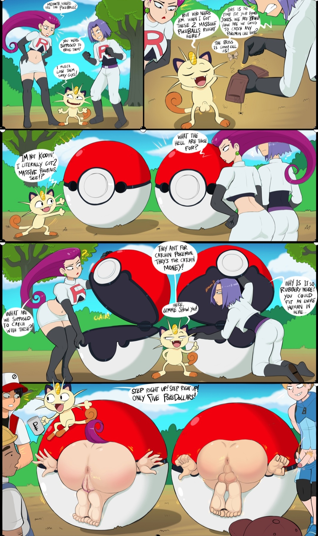 Post 5084796 Comic James Jessie Meowth Porkyman Shadman Team Rocket