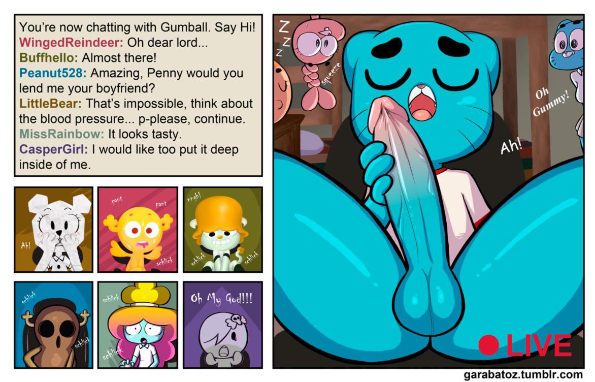 Anais_Watterson Carrie_Krueger Darwin_Watterson Gumball_Watterson Jamie_Russo Nicole_Watterson Penny_Fitzgerald Polly_Fitzgerald Rachel_Wilson Teri The_Amazing_World_of_Gumball garabatoz