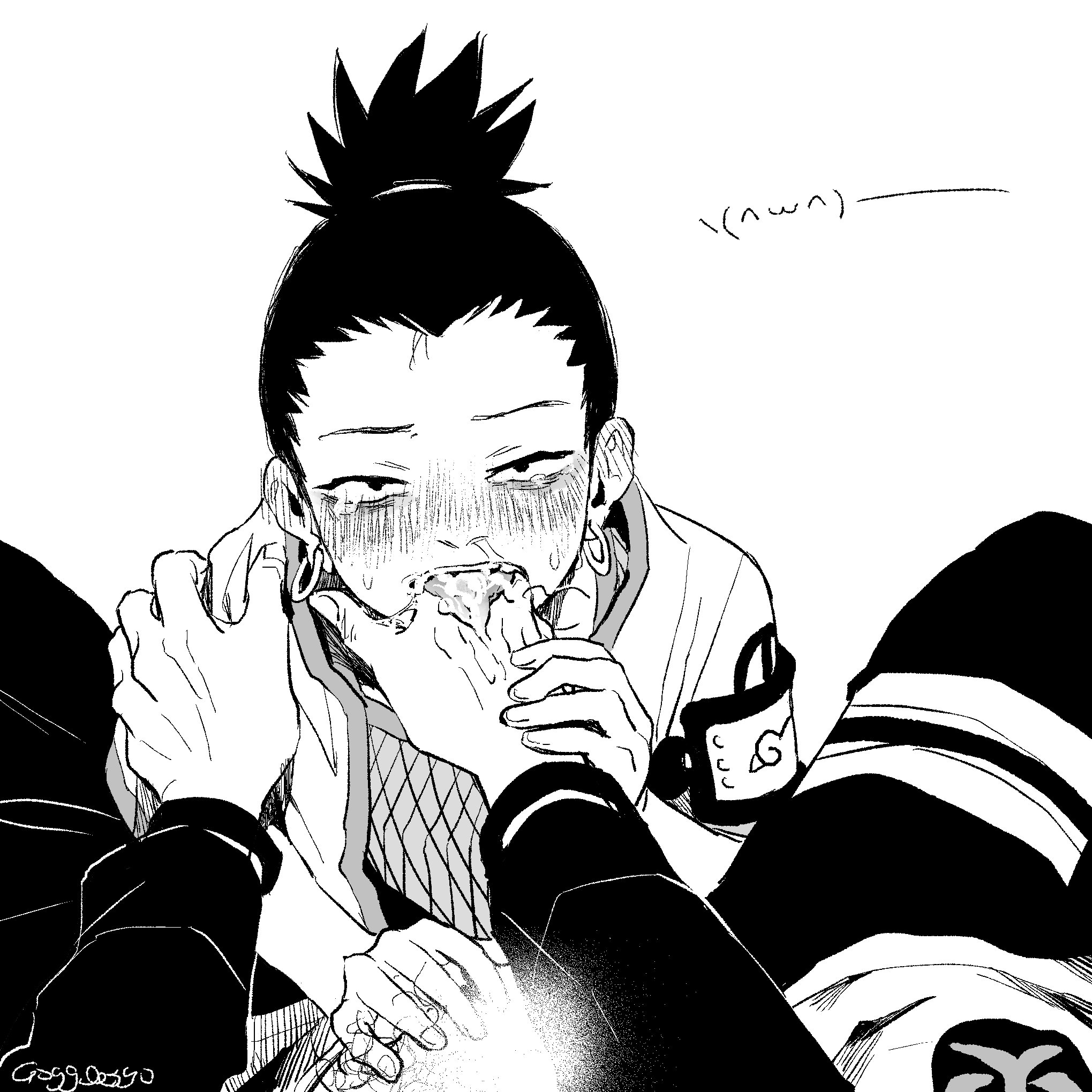 Asuma_Sarutobi GogglesyoPeng Naruto Shikamaru_Nara