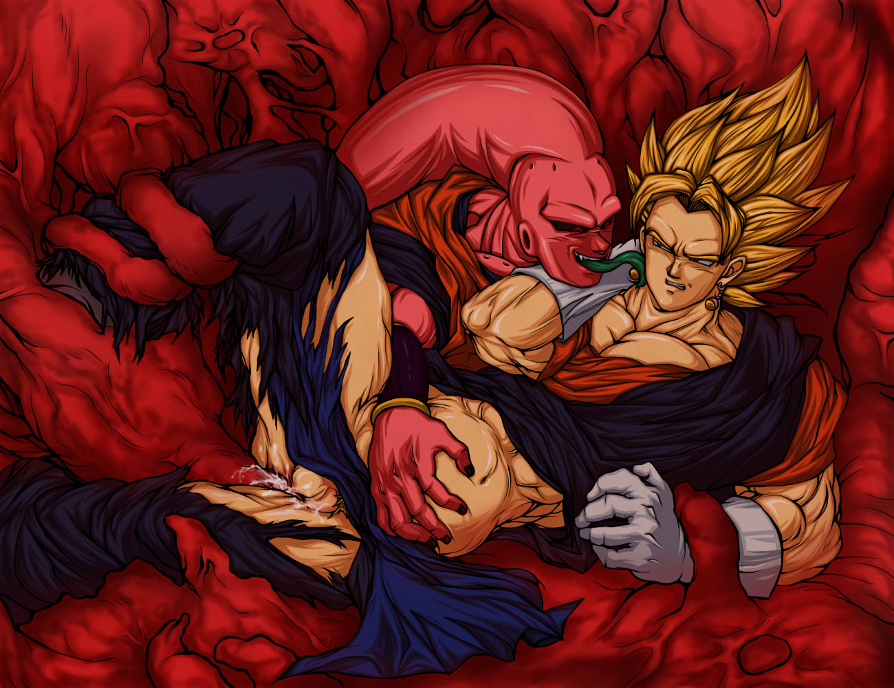 Post 703123: Dragon_Ball_(series) Killian_Delbouix Majin_Buu Vegito