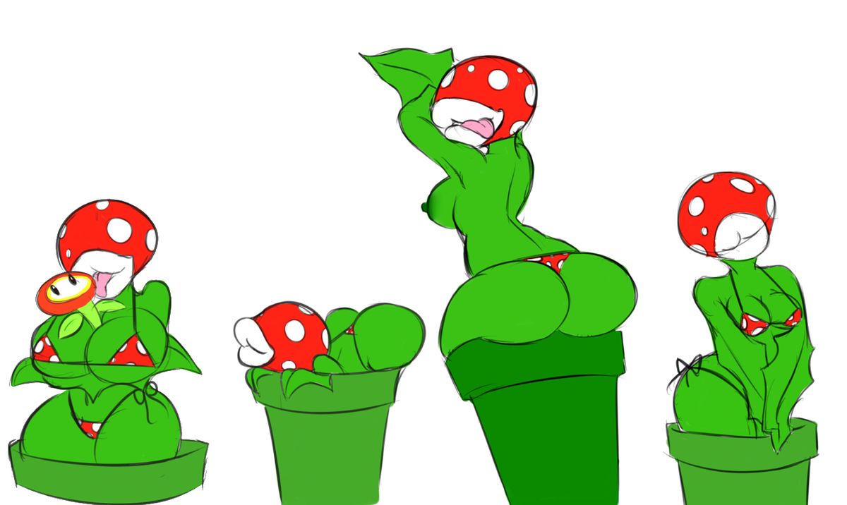 Anthro Flower Porn - Post 2084536: brachyzoid Fire_Flower Piranha_Plant Super_Mario_Bros.