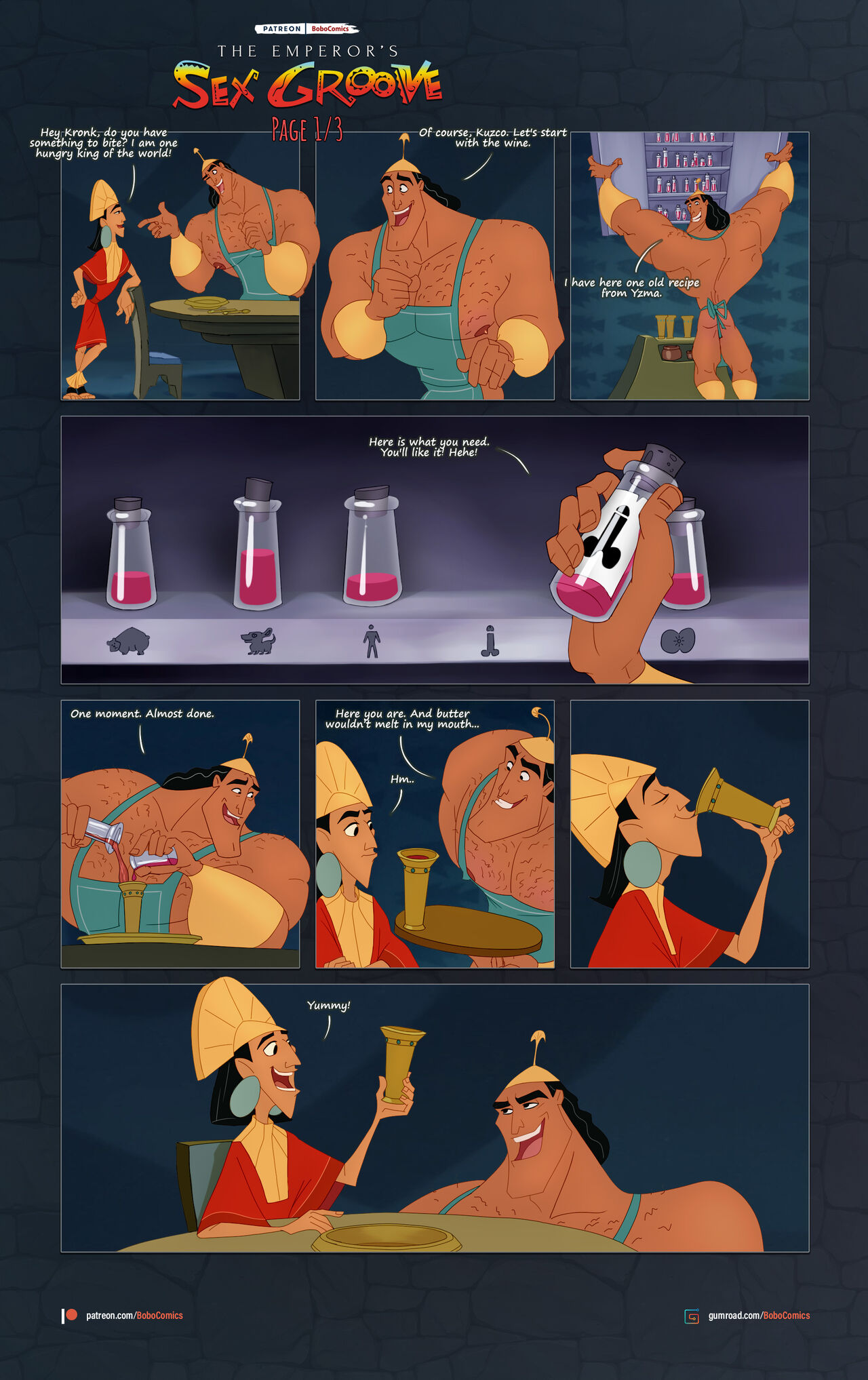 Post 4950459 Bobocomics Kronk Kuzco The Emperors New Groove