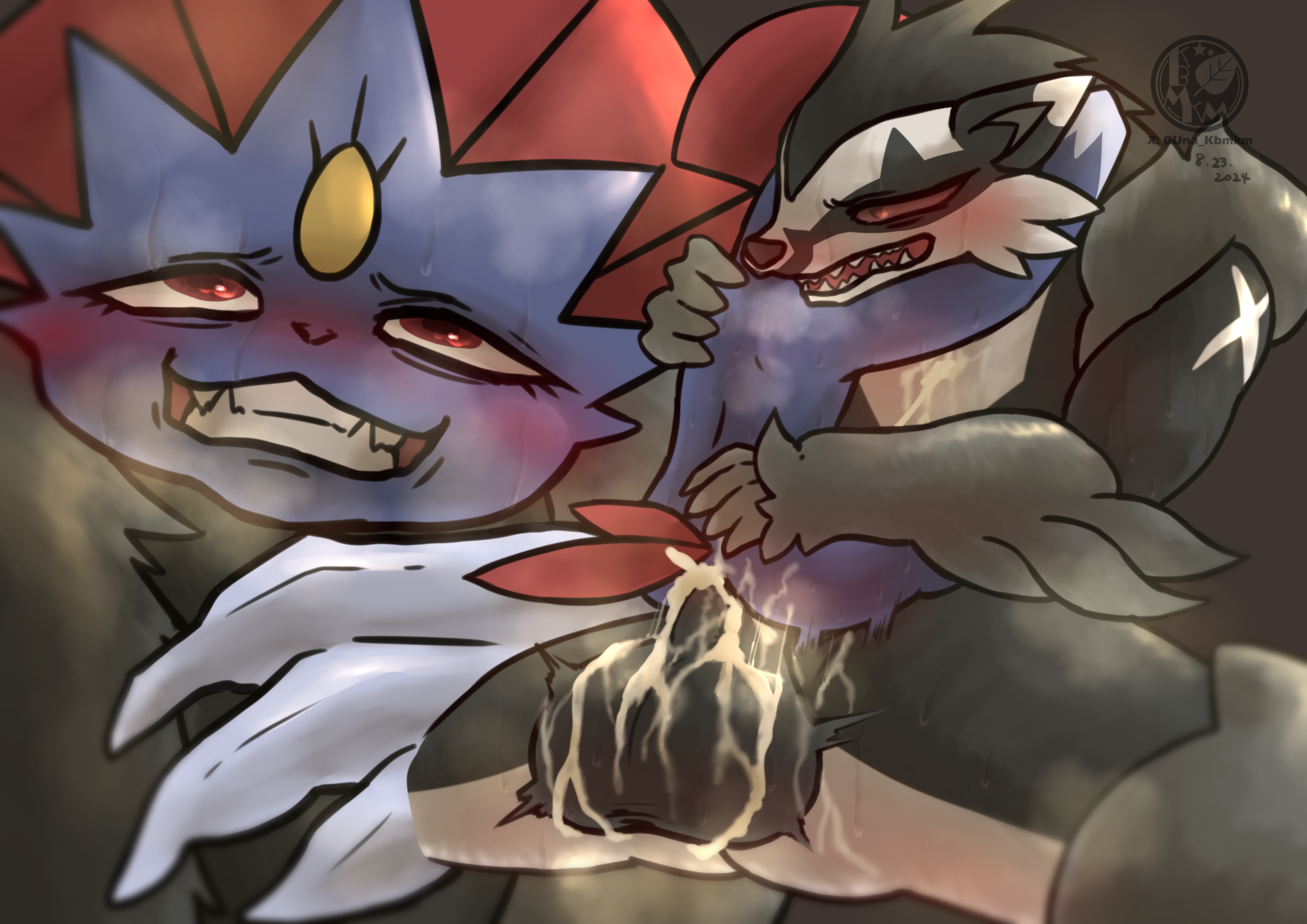 Obstagoon Porkyman Weavile sousaku