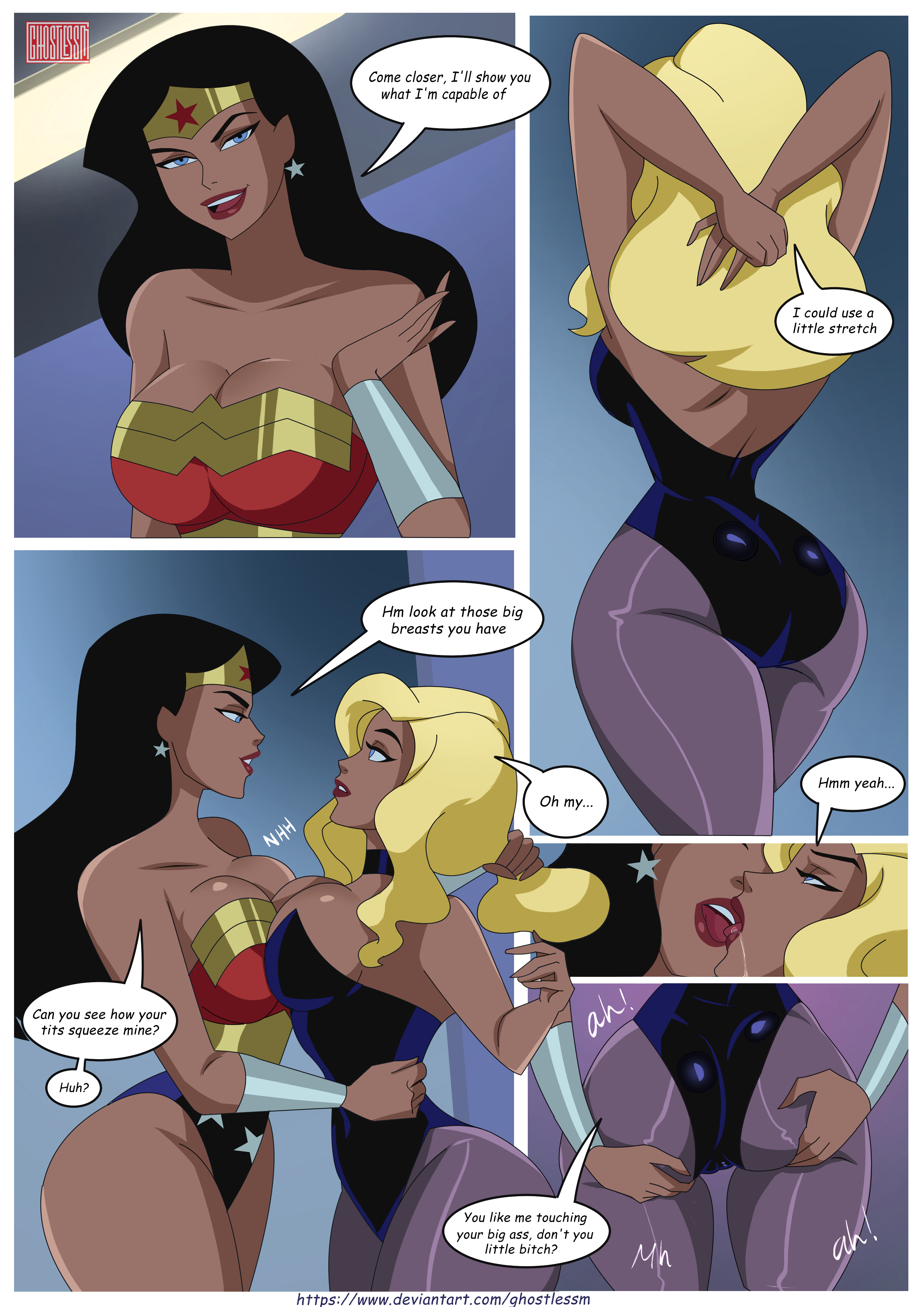 Post 5578646: Black_Canary comic DC DCAU GhostlessM Justice_League  Justice_League_Unlimited Wonder_Woman Wonder_Woman_(series)