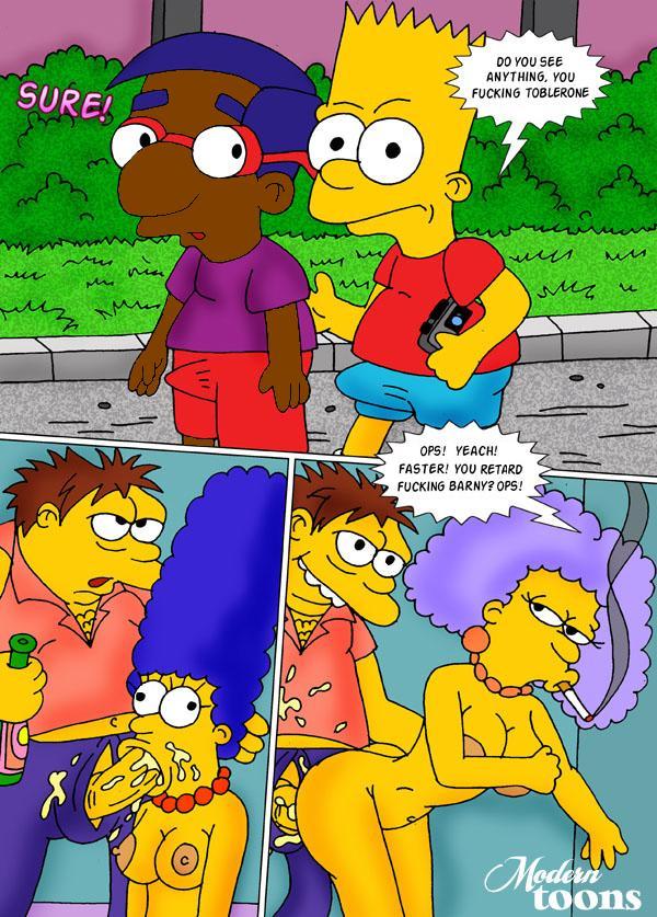 Post 508290 Barneygumble Bartsimpson Comic Margesimpson Milhousevanhouten Moderntoons 