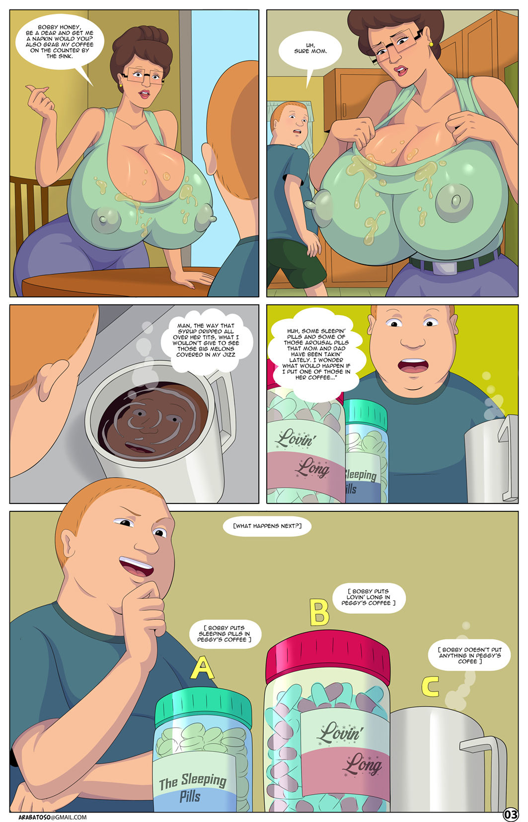 Post 3226647: arabatos Bobby_Hill comic King_of_the_Hill Peggy_Hill